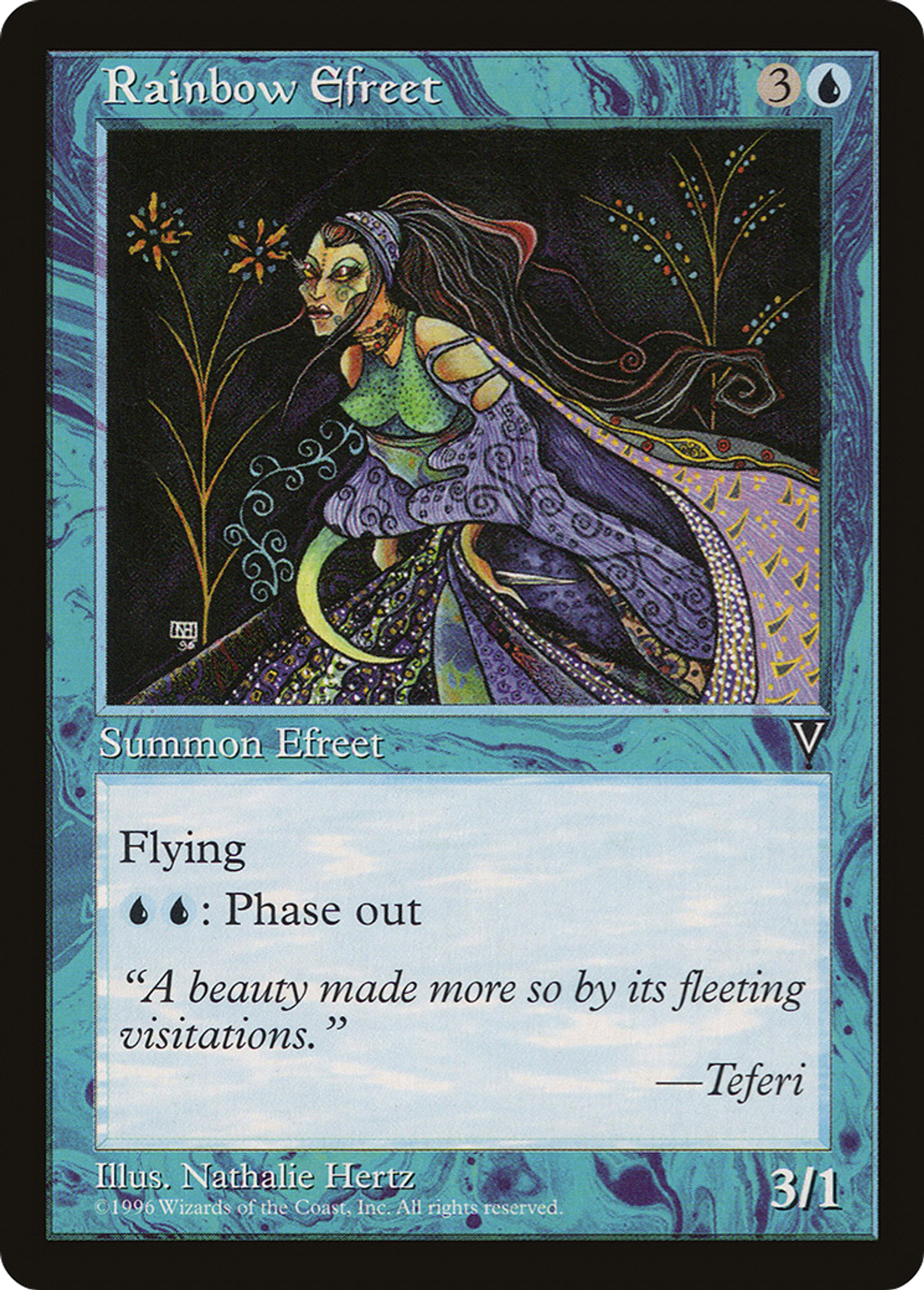 Rainbow Efreet — Visions — Magic: The Gathering