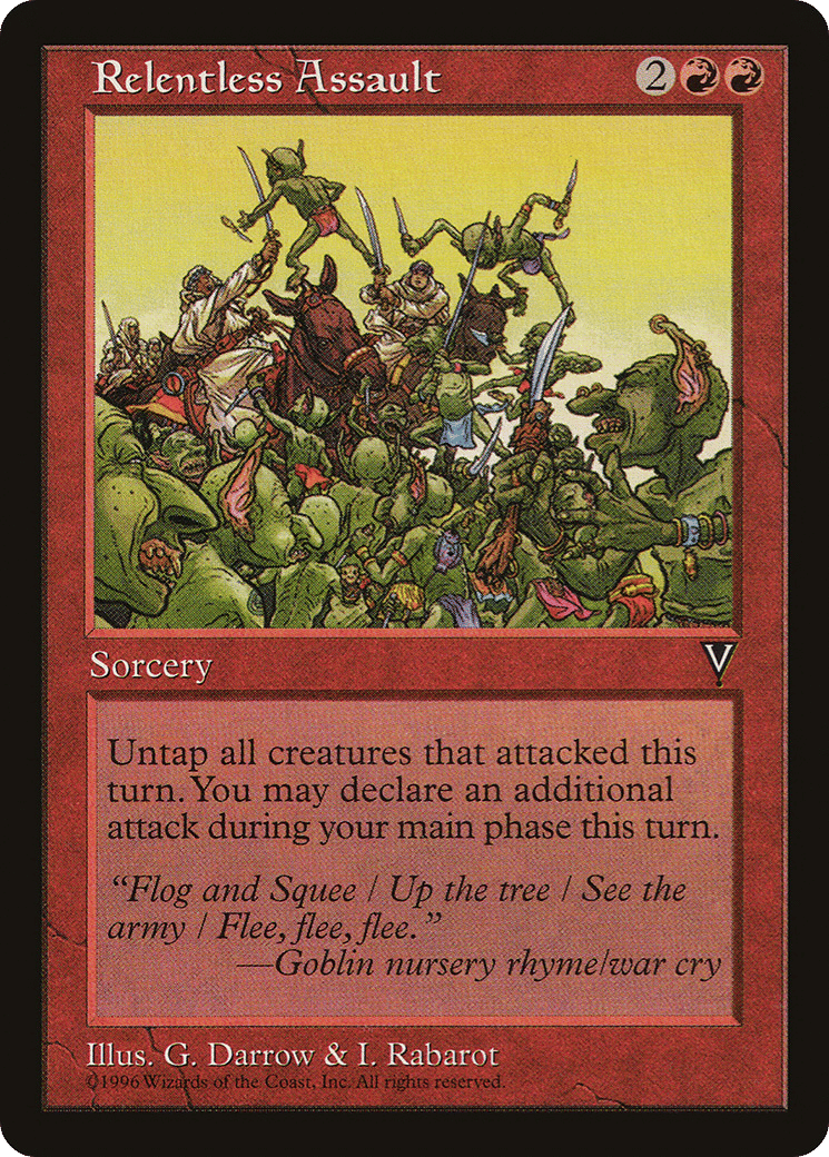 Relentless Assault — Visions — Magic: The Gathering