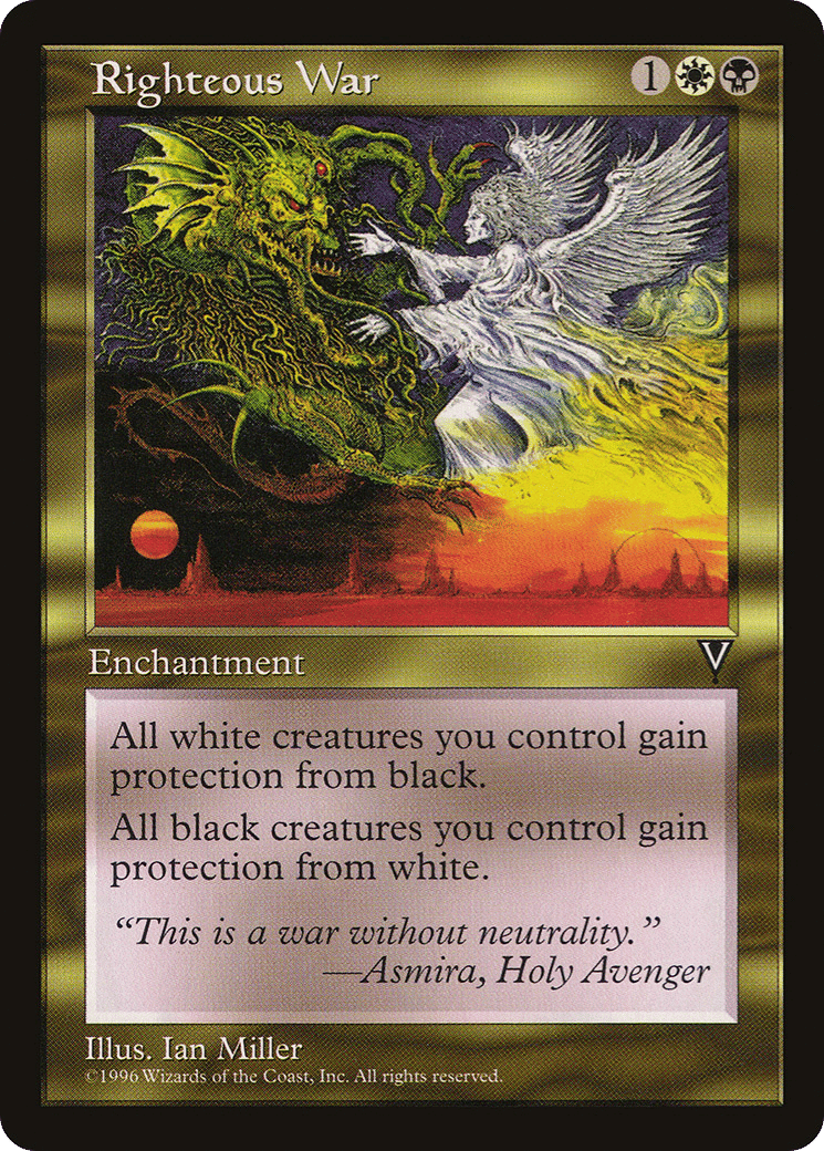 Righteous War — Visions — Magic: The Gathering