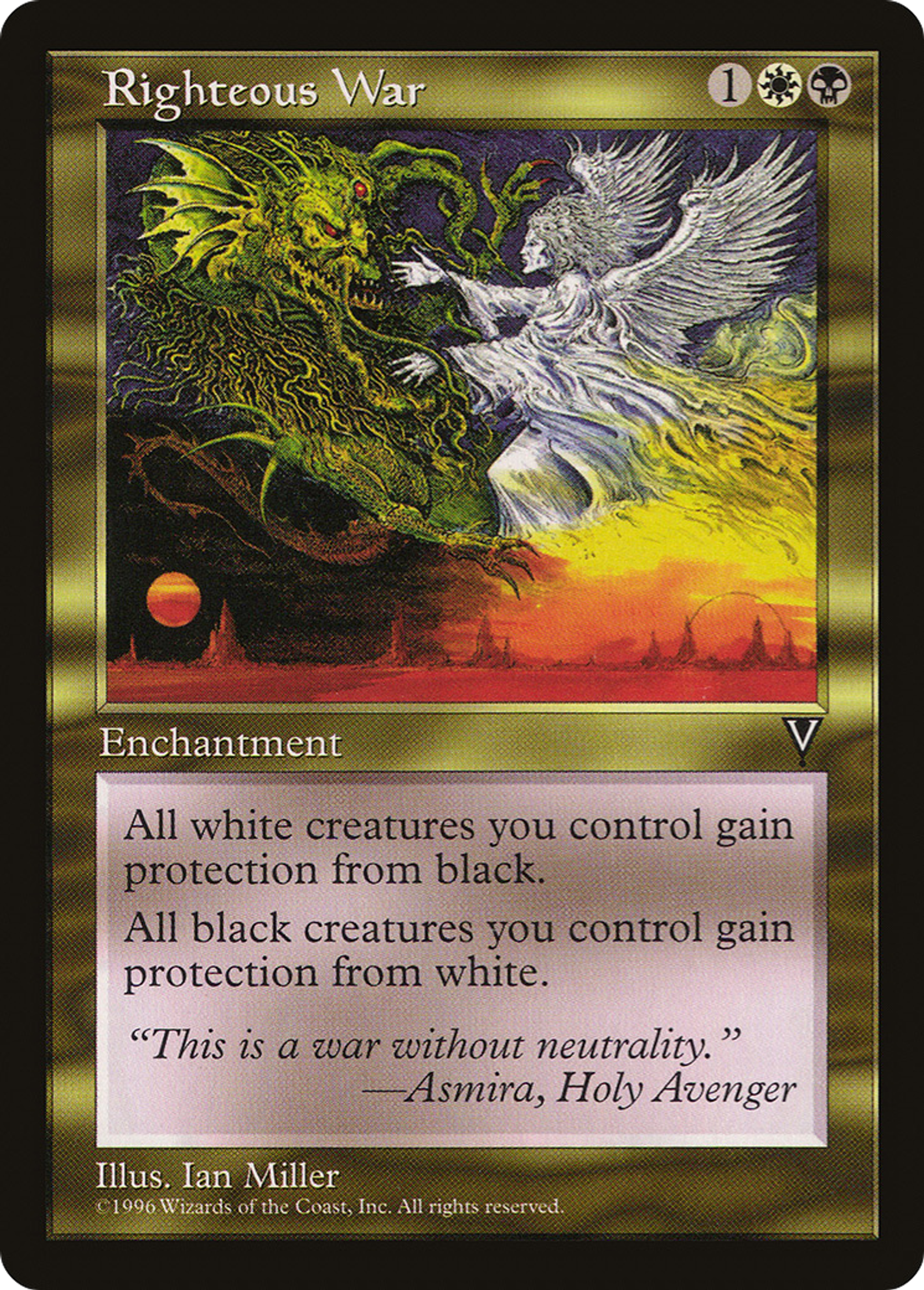 Righteous War — Visions — Magic: The Gathering