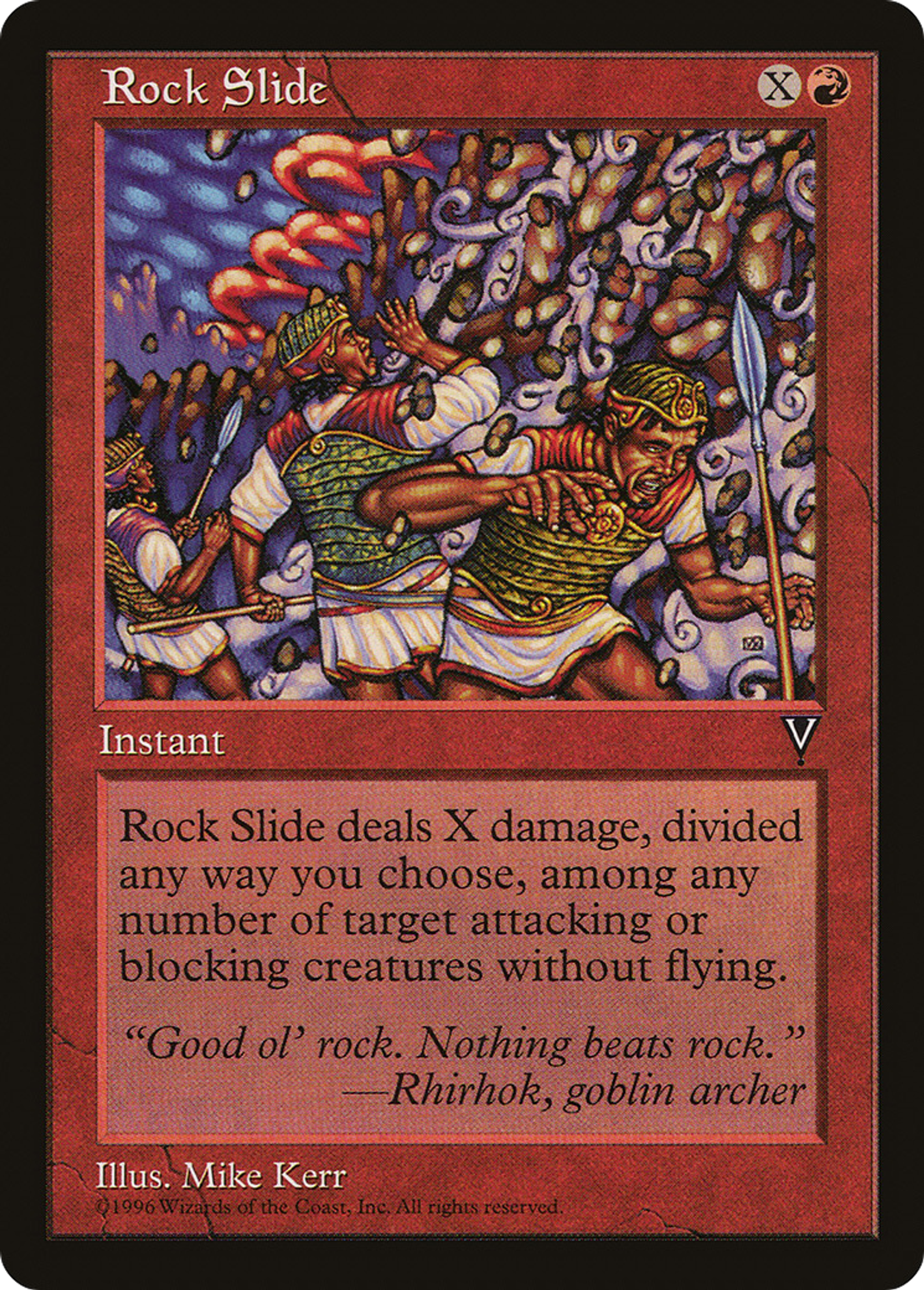 Rock Slide — Visions — Magic: The Gathering