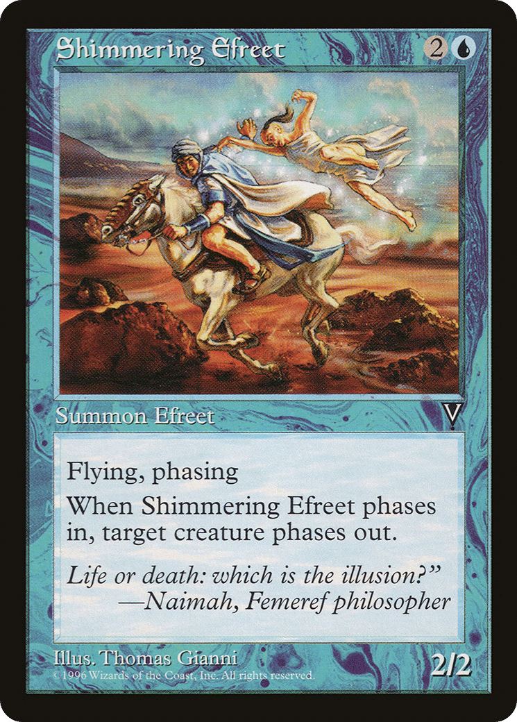Shimmering Efreet — Visions — Magic: The Gathering