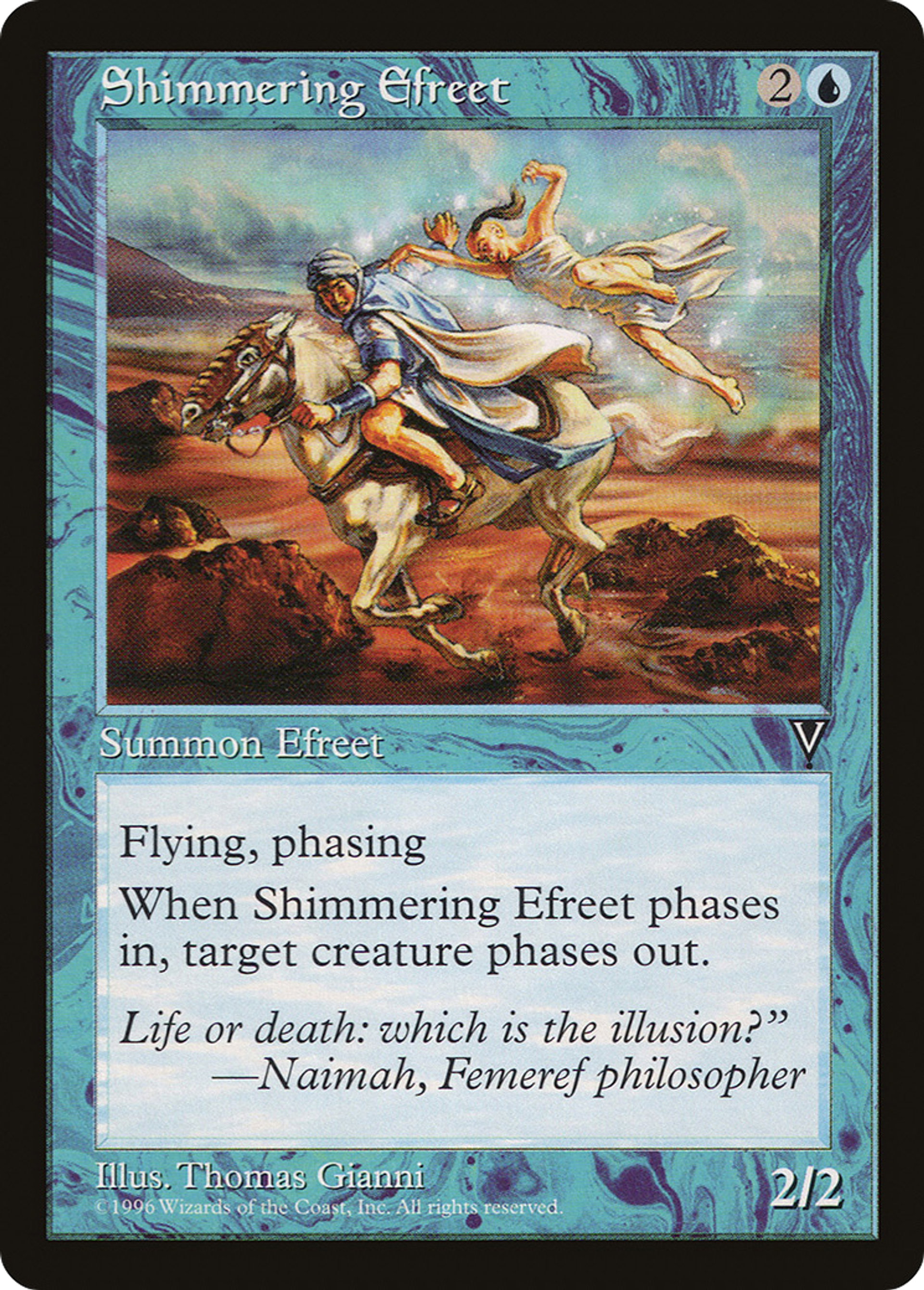 Shimmering Efreet — Visions — Magic: The Gathering