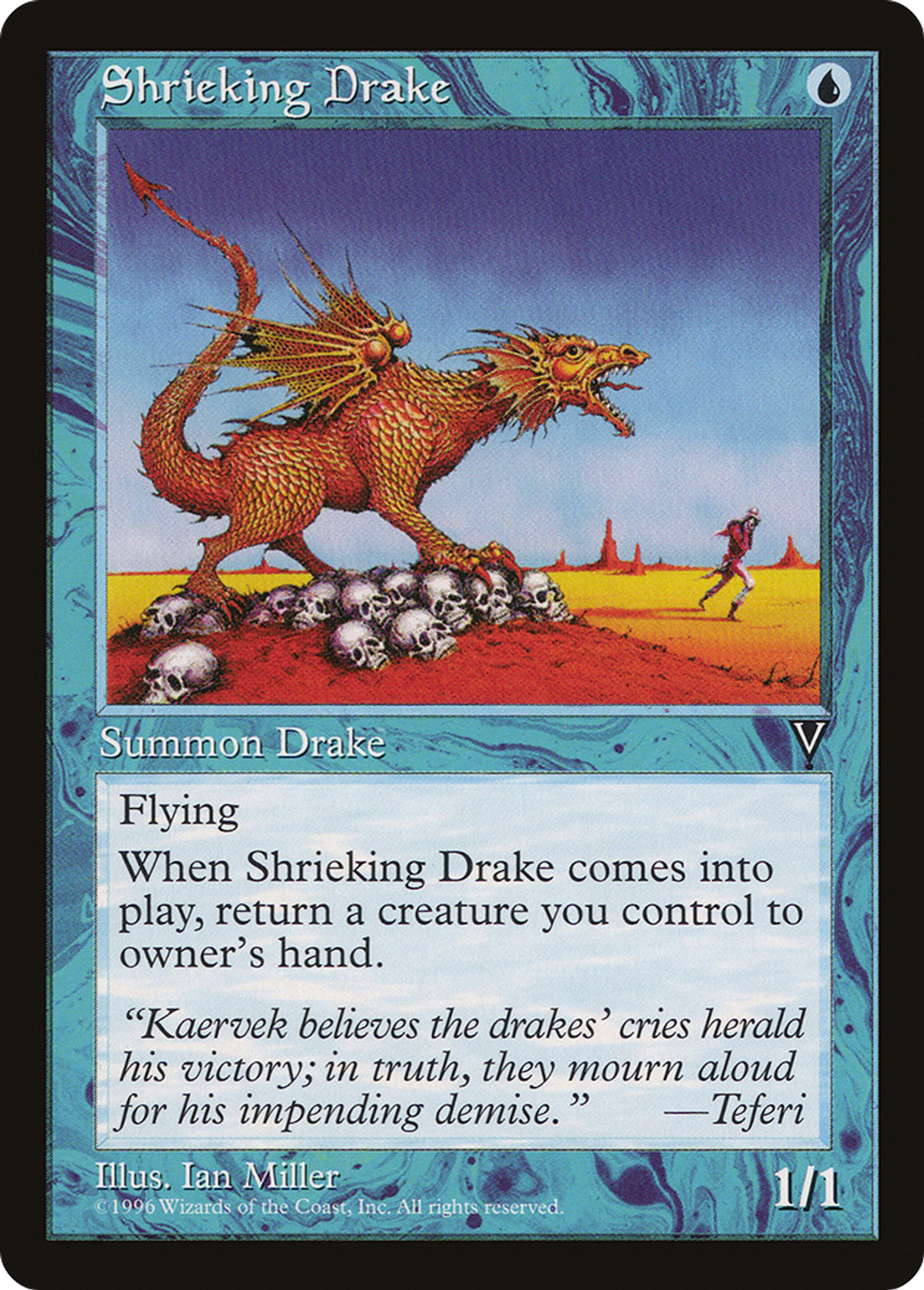 Shrieking Drake — Visions — Magic: The Gathering