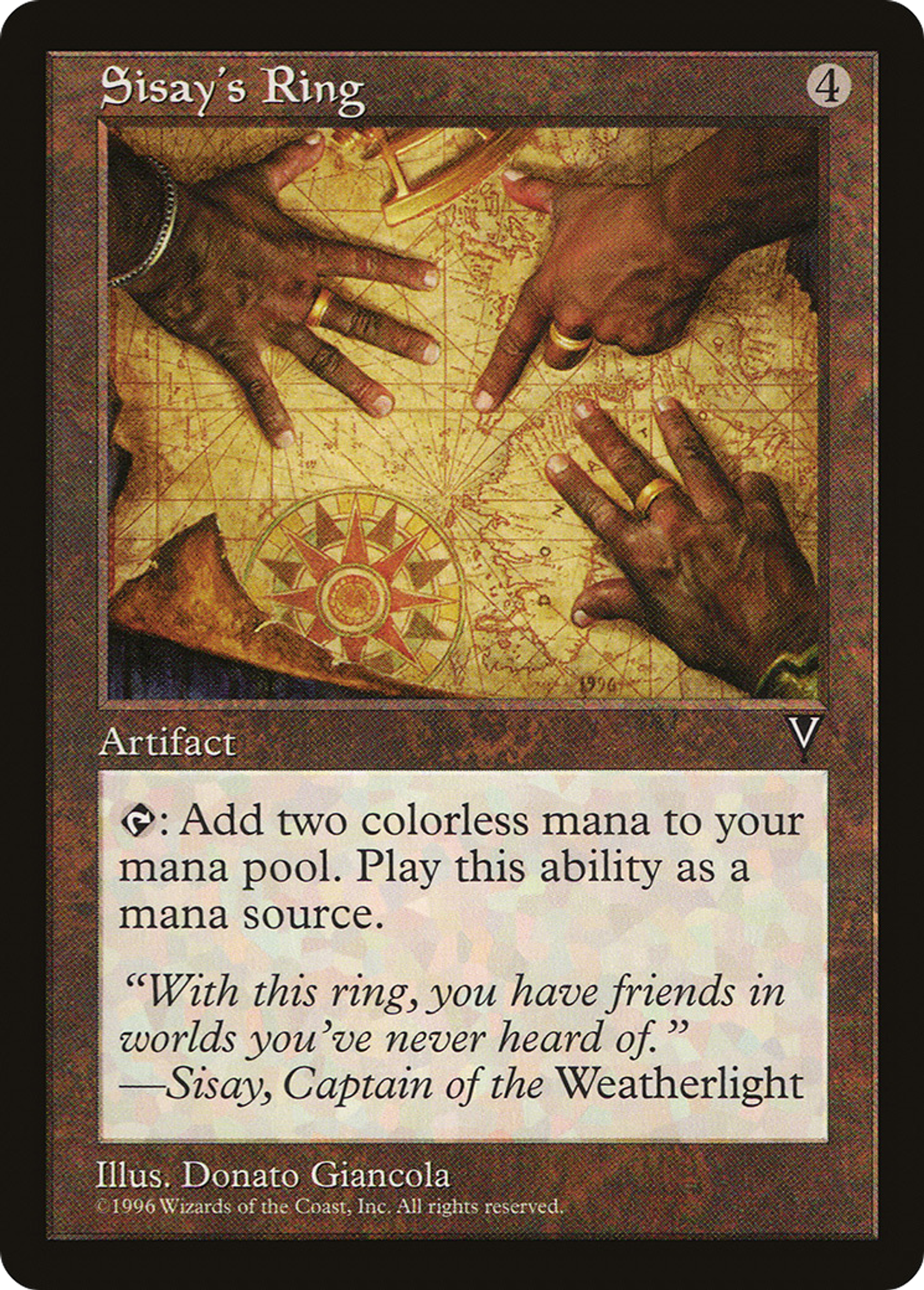 Sisay's Ring — Visions — Magic: The Gathering
