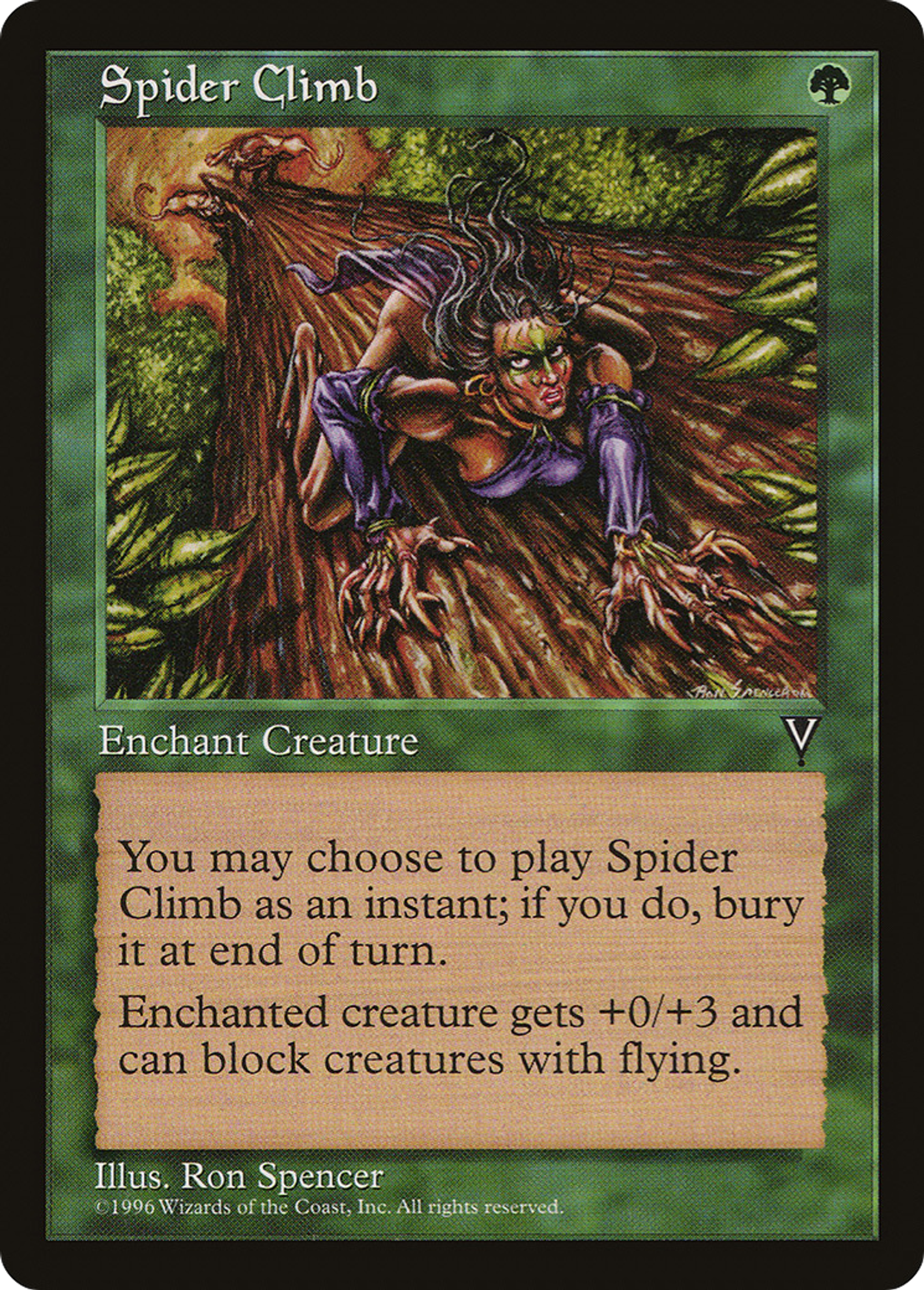 Spider Climb — Visions — Magic: The Gathering
