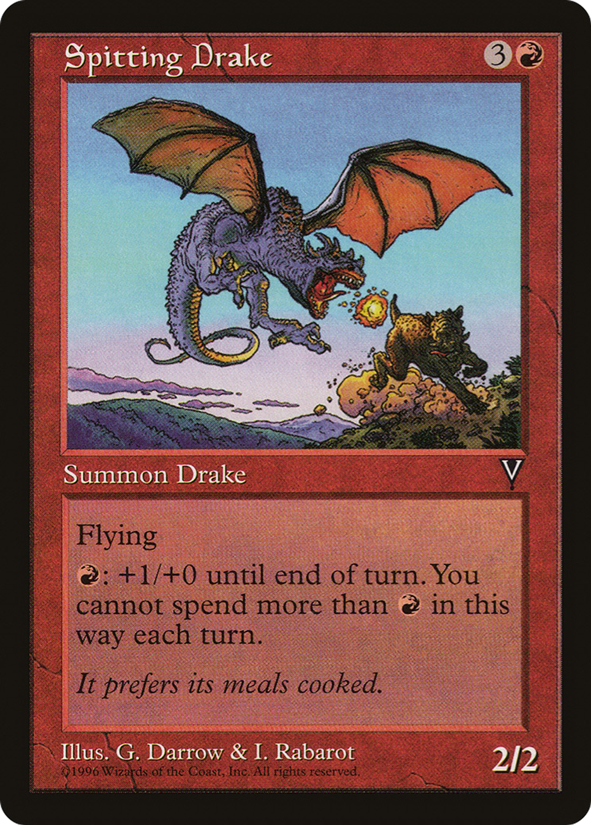 Spitting Drake — Visions — Magic: The Gathering