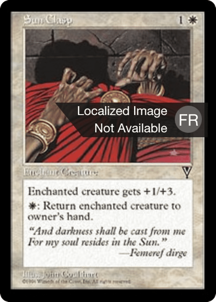Fermoir solaire — Visions — Magic: The Gathering