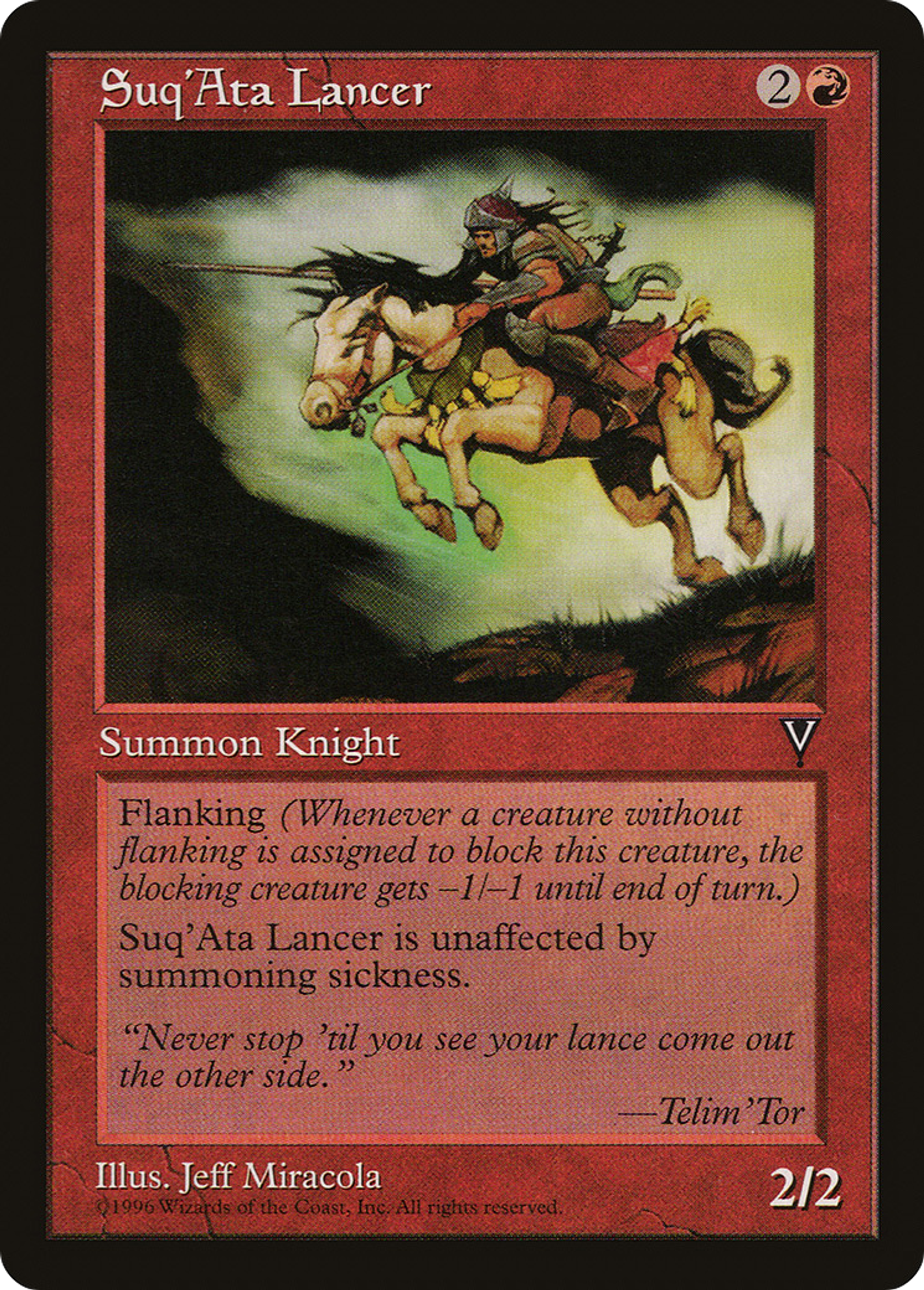 Suq'Ata Lancer — Visions — Magic: The Gathering