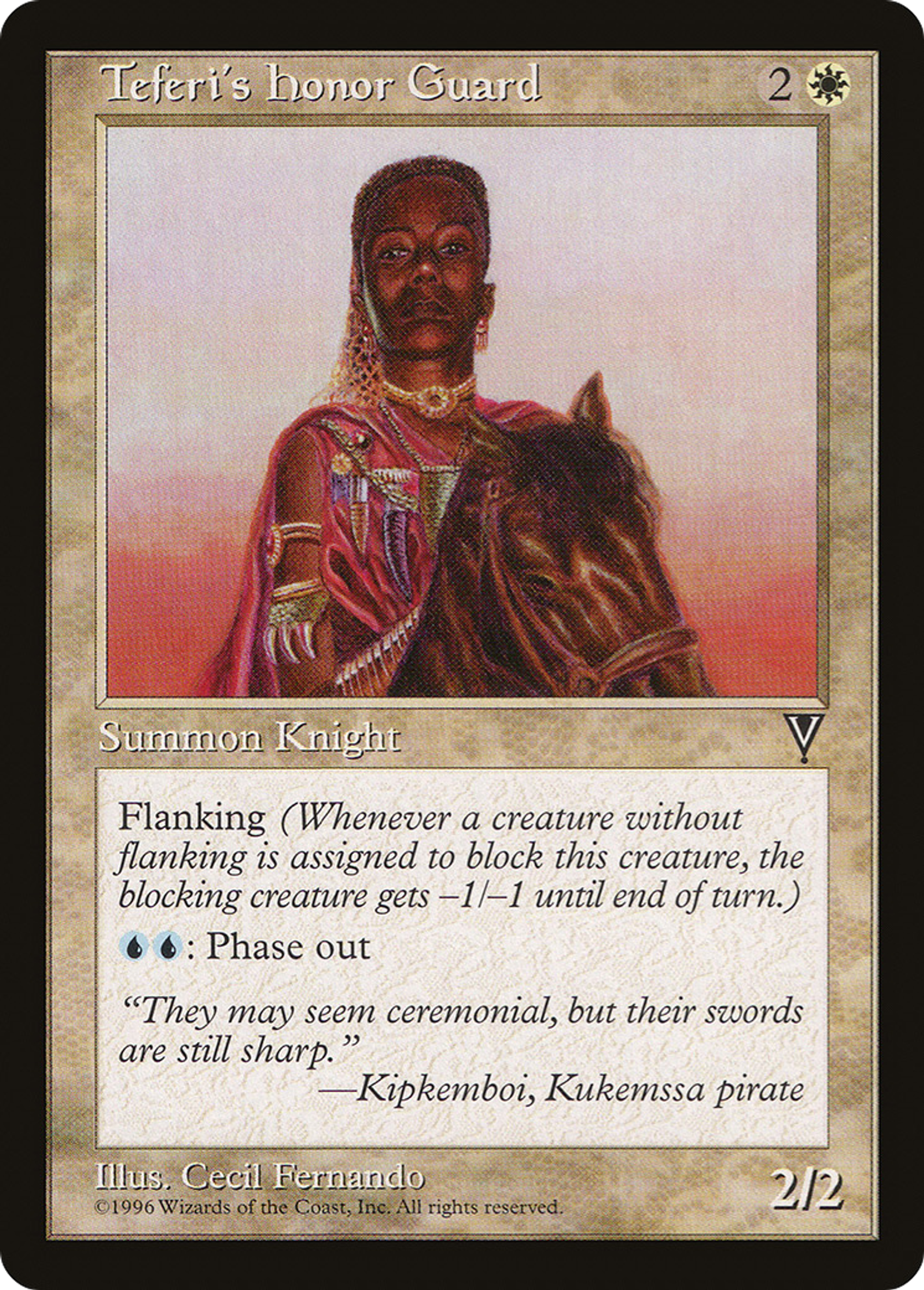 Teferi's Honor Guard — Visions — Magic: The Gathering