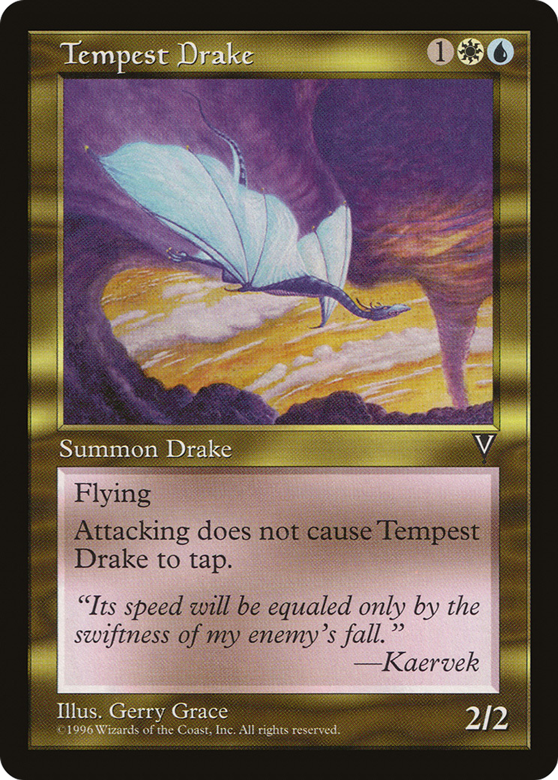 Tempest Drake — Visions — Magic: The Gathering