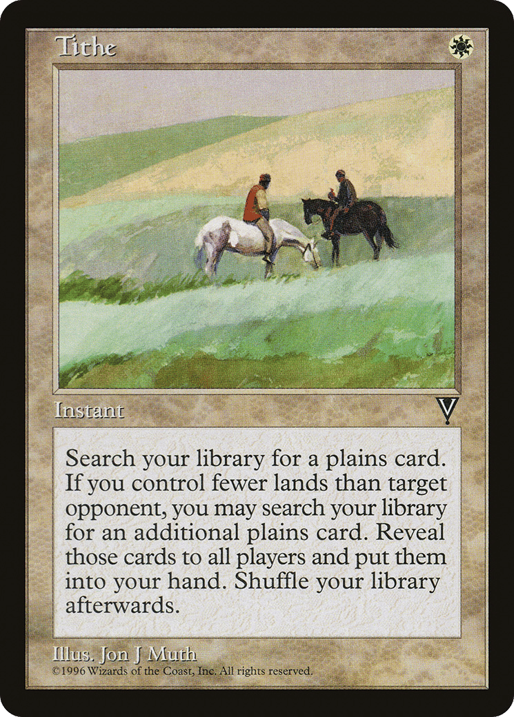 Tithe — Visions — Magic: The Gathering