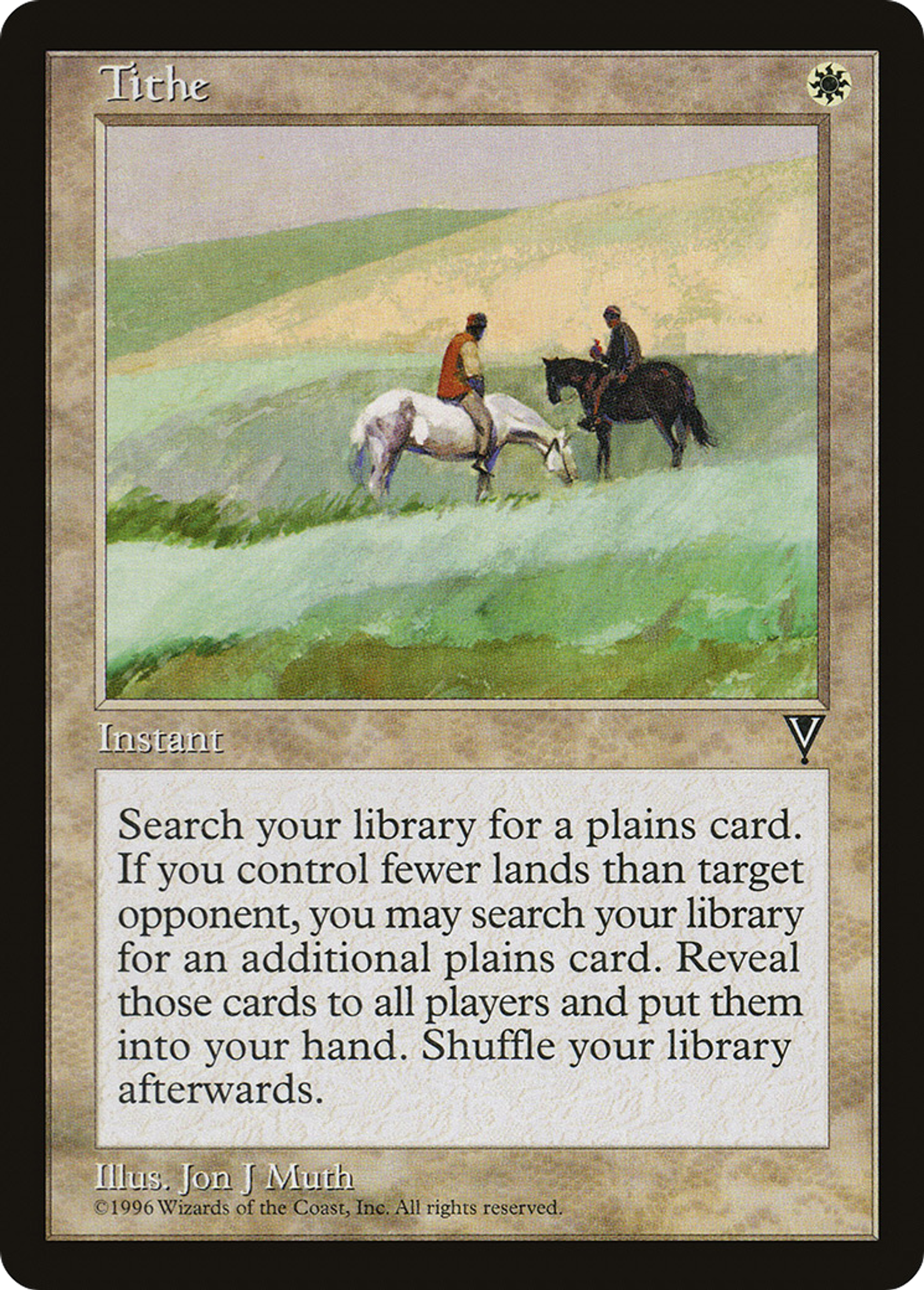 Tithe — Visions — Magic: The Gathering