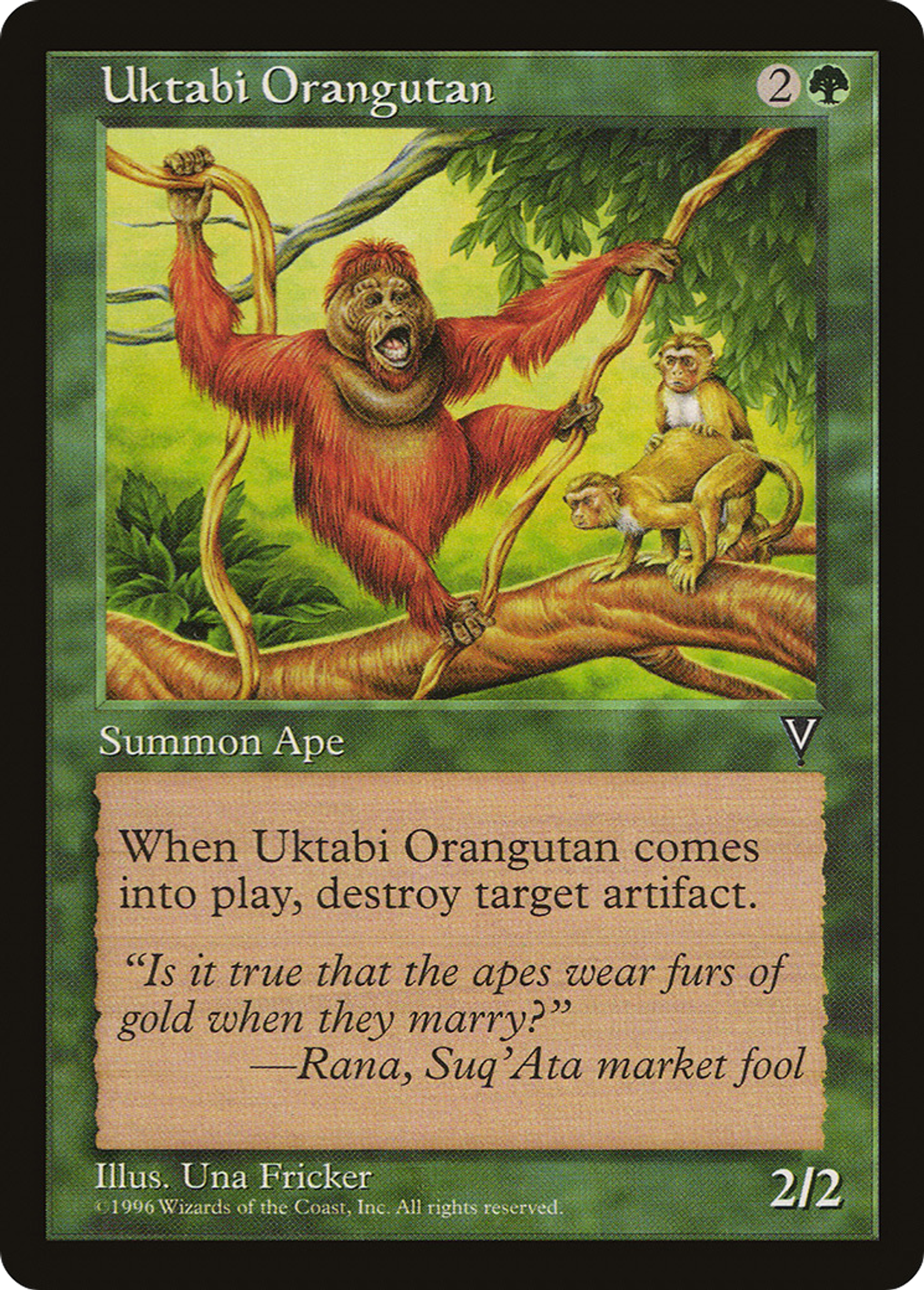 Uktabi Orangutan — Visions — Magic: The Gathering