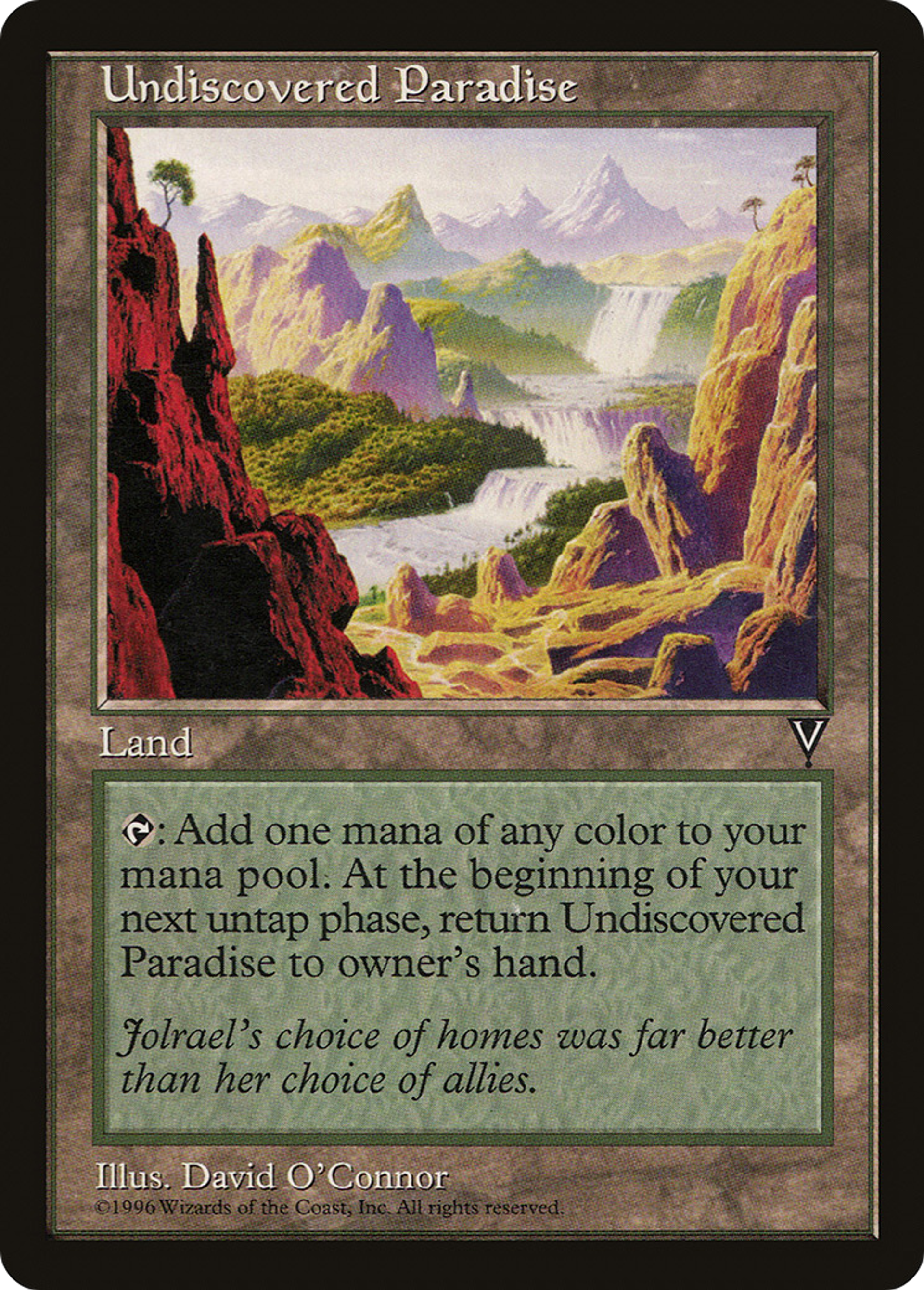 Undiscovered Paradise — Visions — Magic: The Gathering