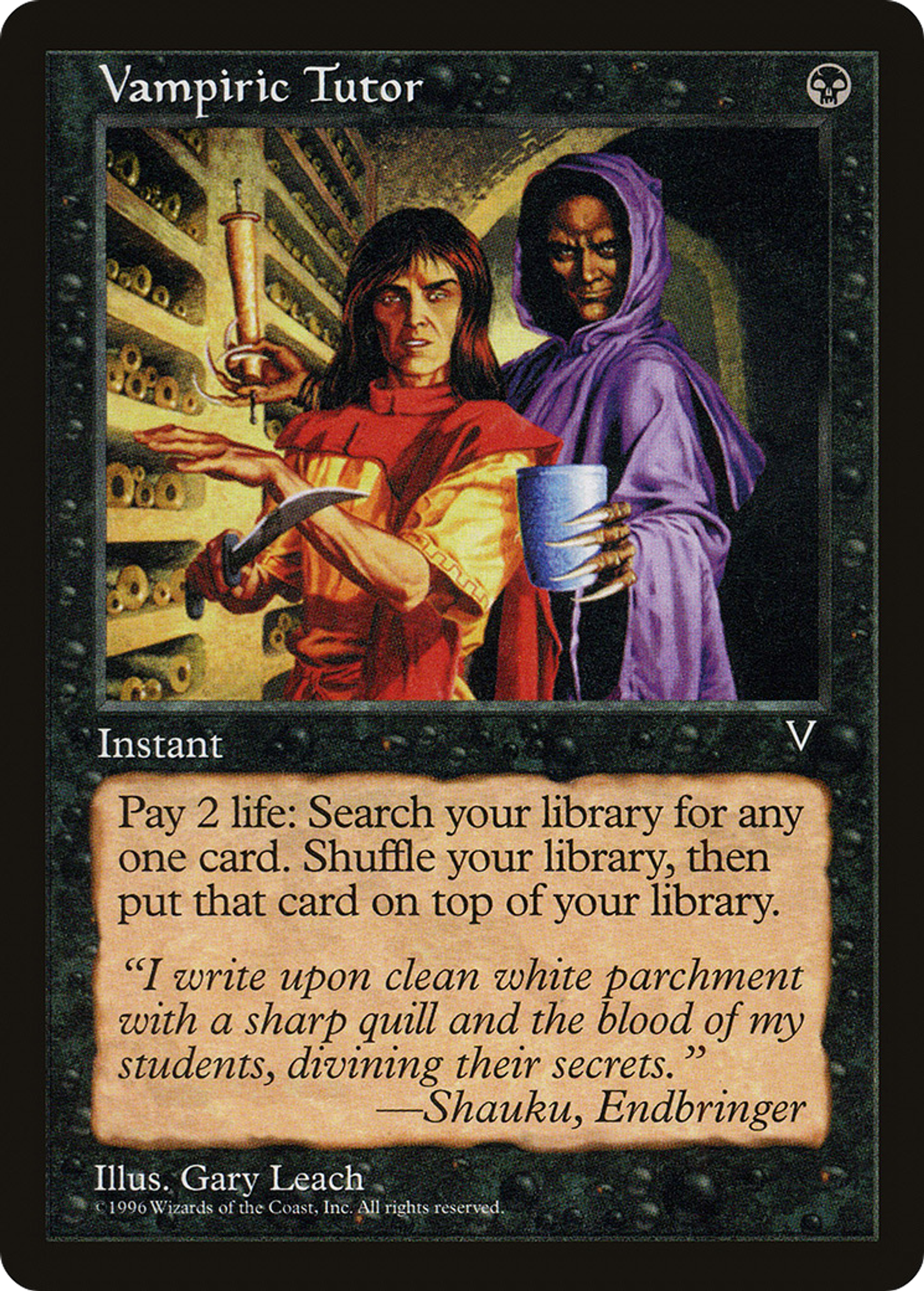 Vampiric Tutor — Visions — Magic: The Gathering