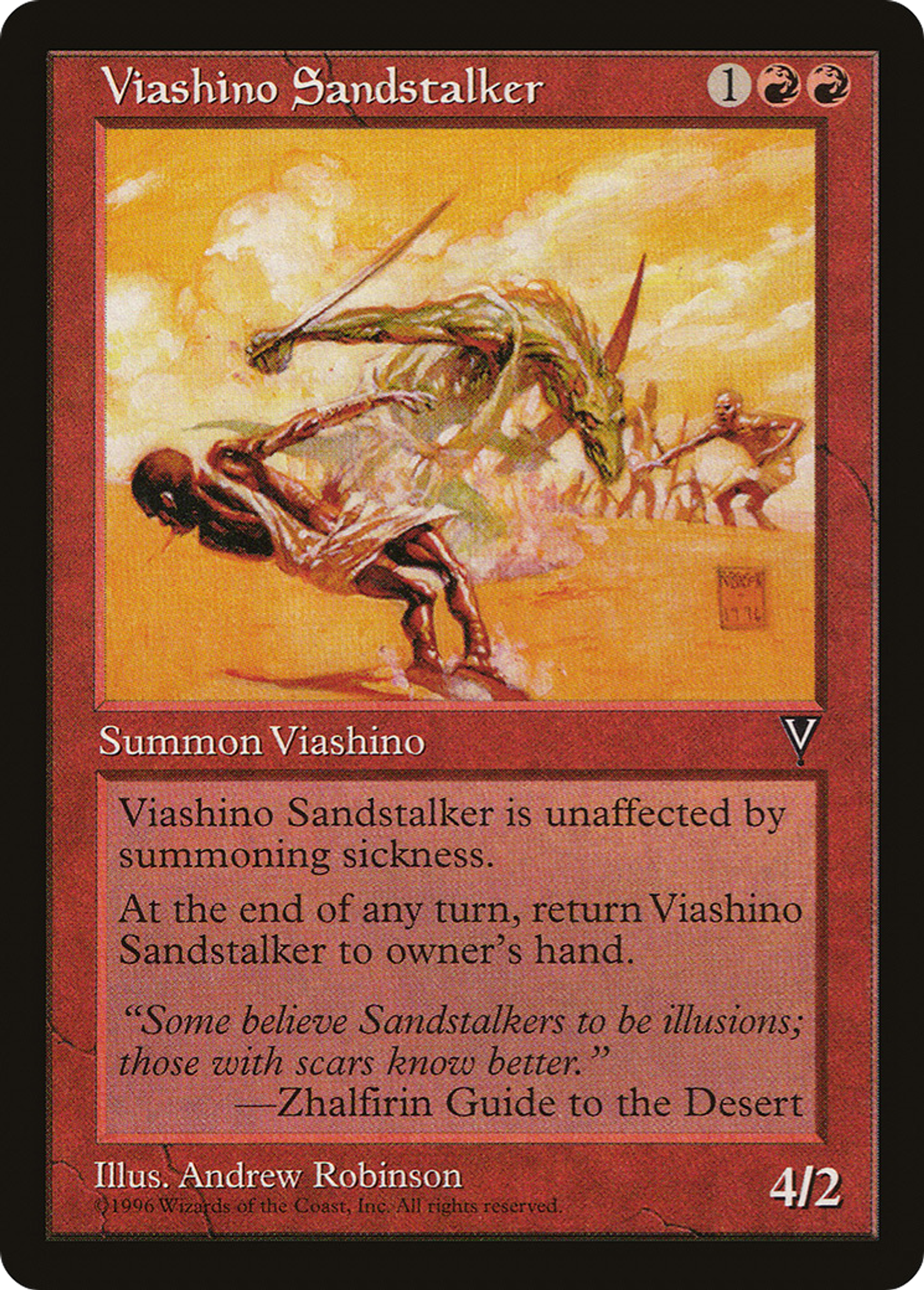 Viashino Sandstalker — Visions — Magic: The Gathering