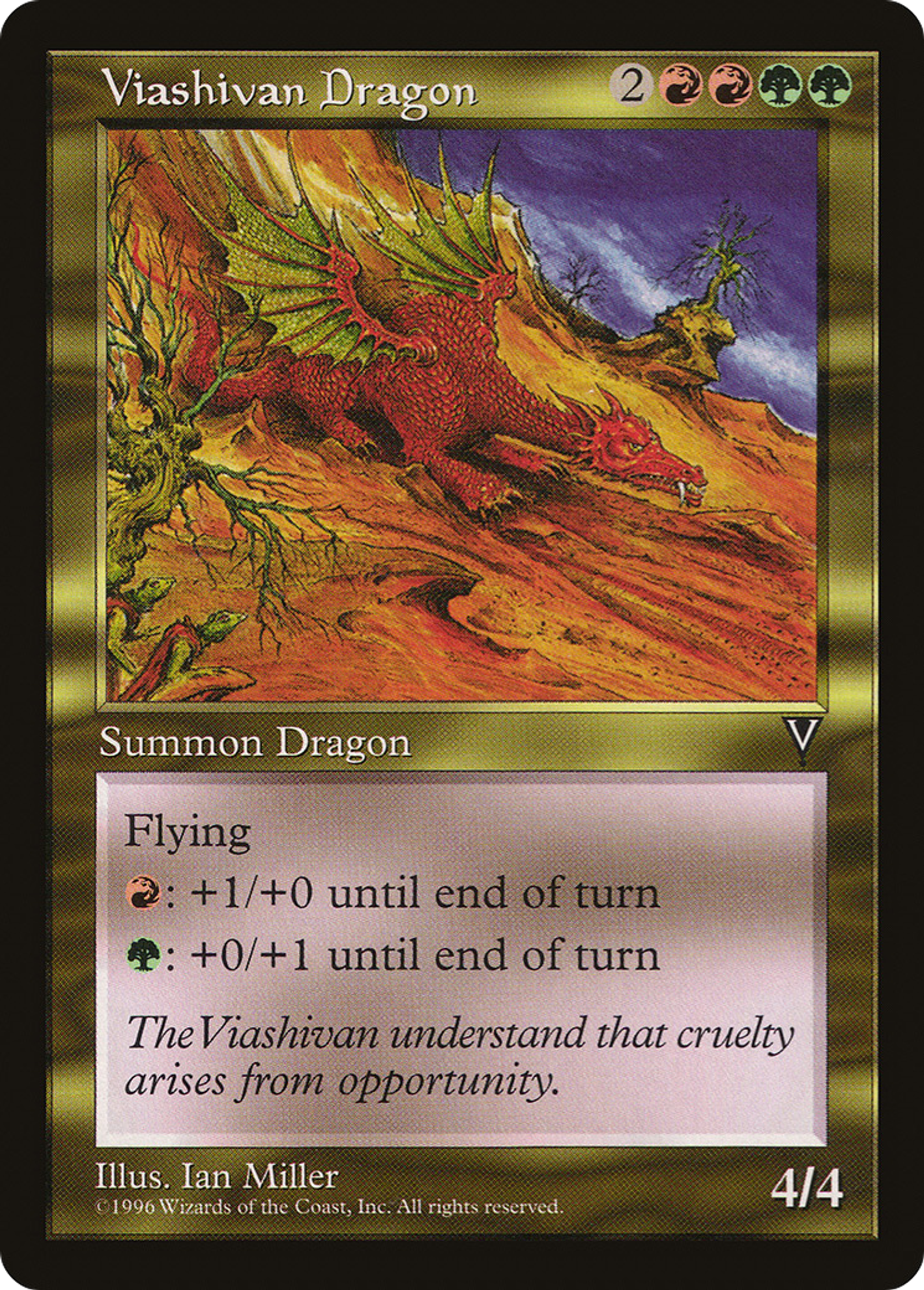 Viashivan Dragon — Visions — Magic: The Gathering