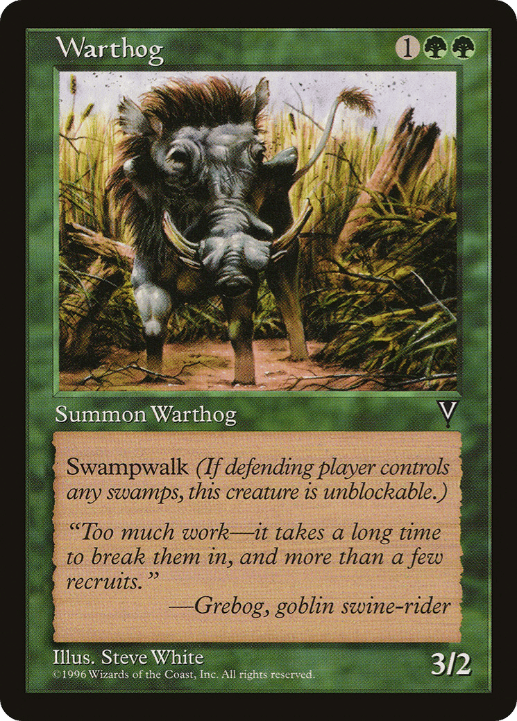 Warthog — Visions — Magic: The Gathering