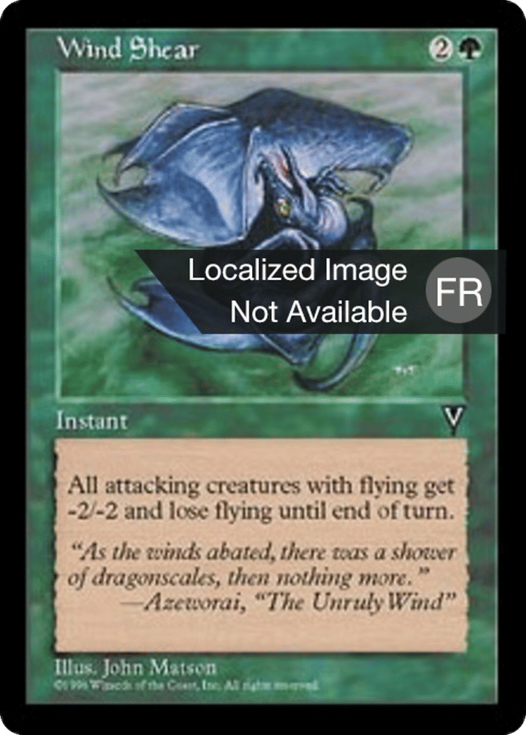 Cisaillement du vent — Visions — Magic: The Gathering