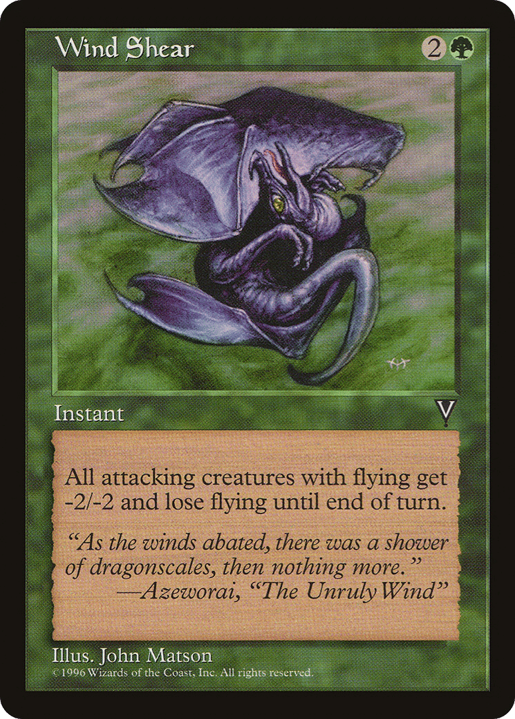 Wind Shear — Visions — Magic: The Gathering