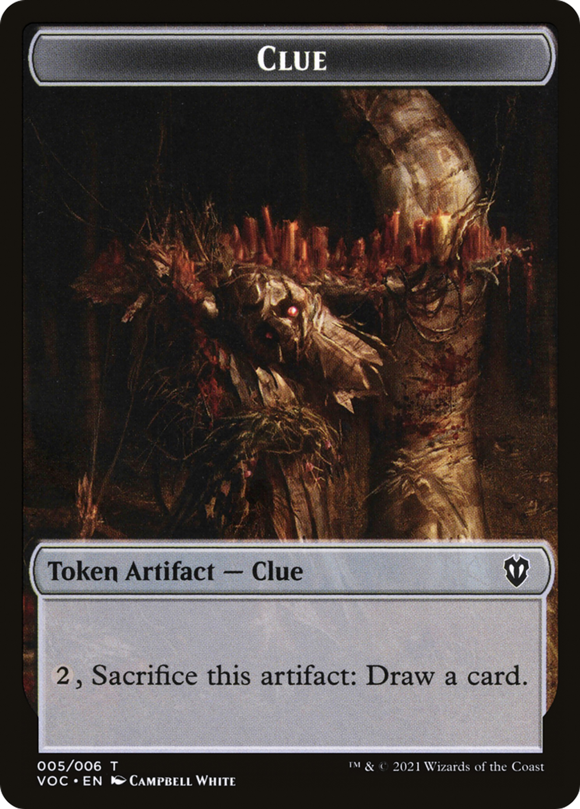 Clue — Crimson Vow Commander — Magic: The Gathering