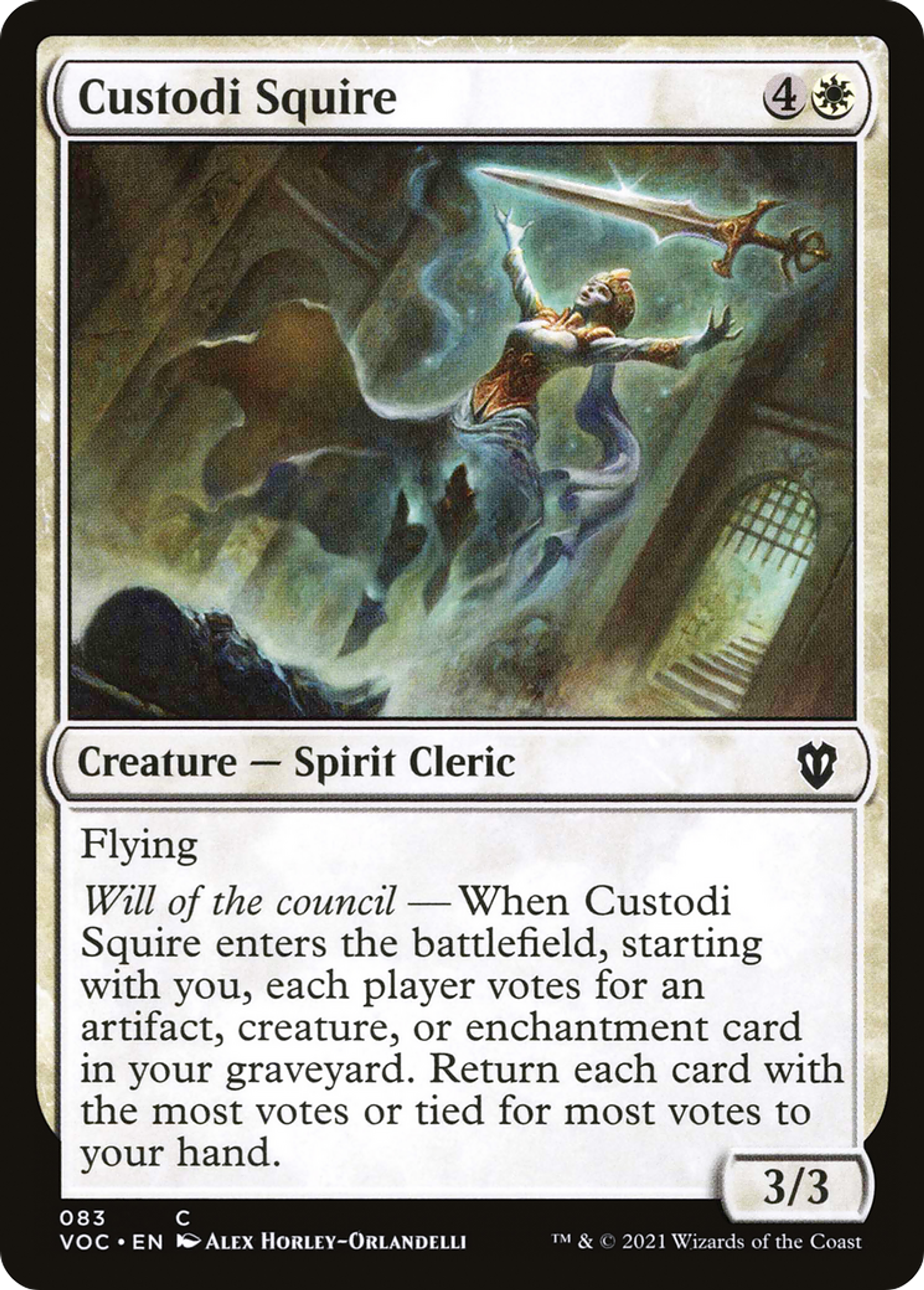 Custodi Squire — Crimson Vow Commander — Magic: The Gathering