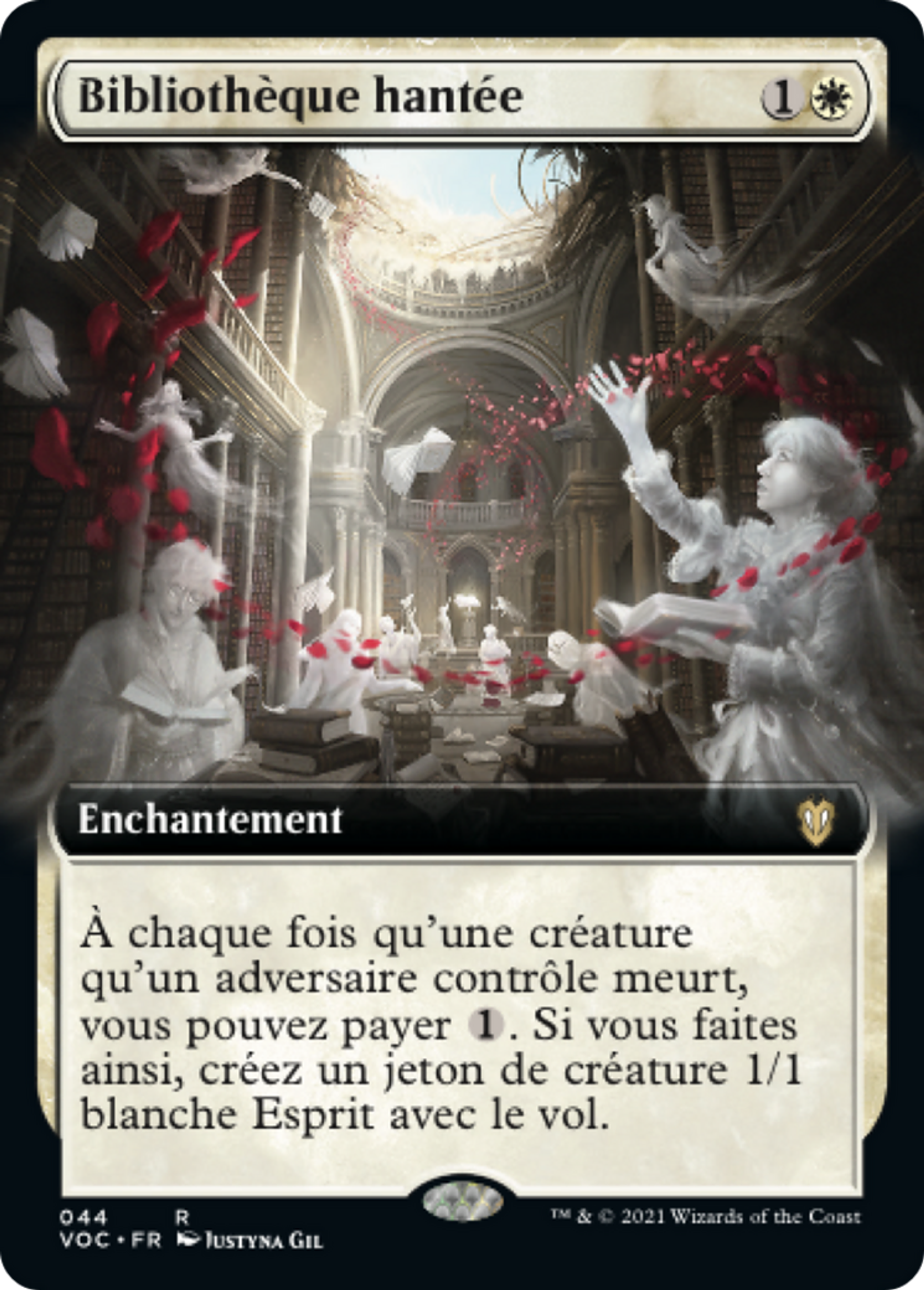 Bibliothèque hantée — Crimson Vow Commander — Magic: The Gathering