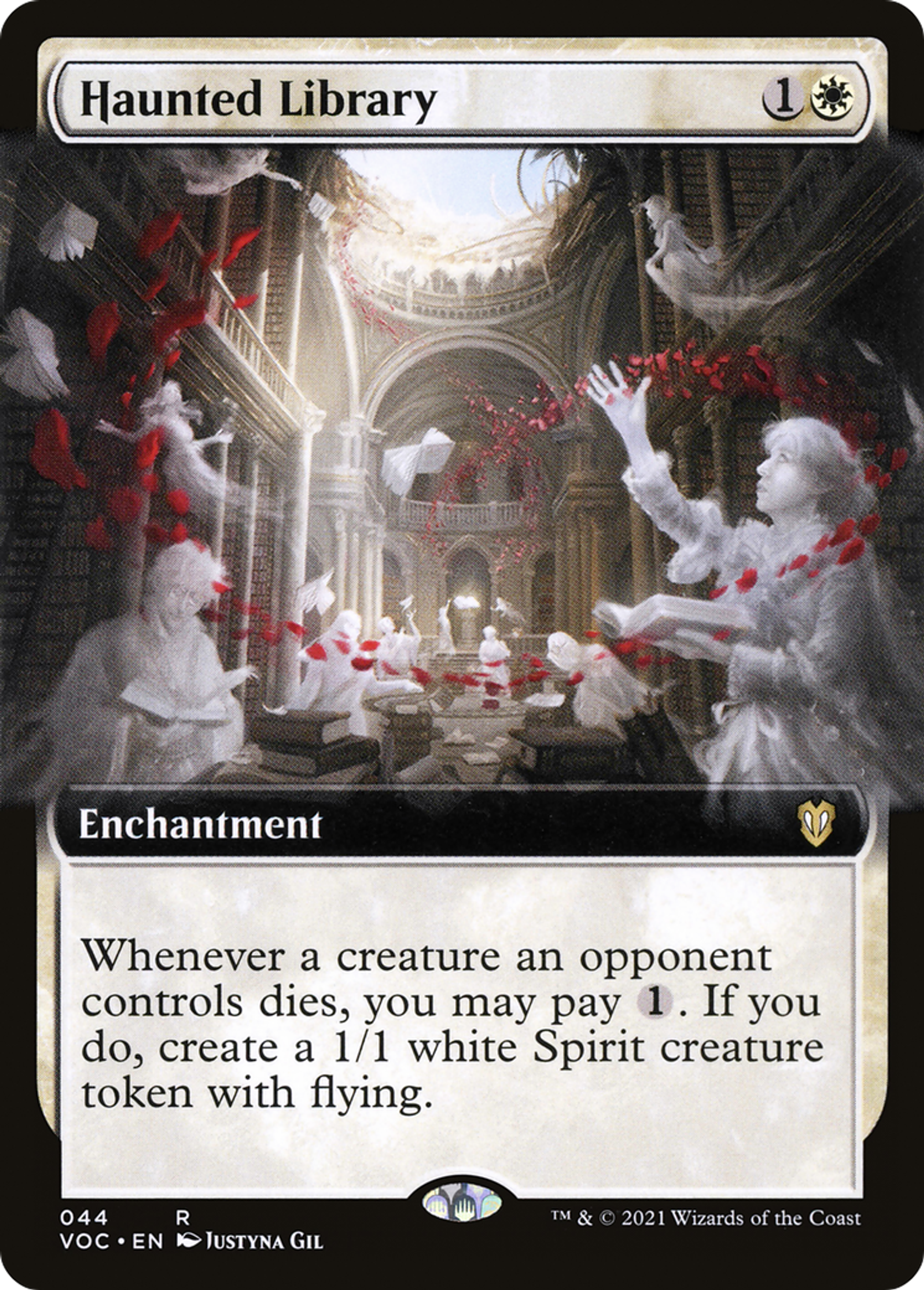 Haunted Library — Crimson Vow Commander — Magic: The Gathering
