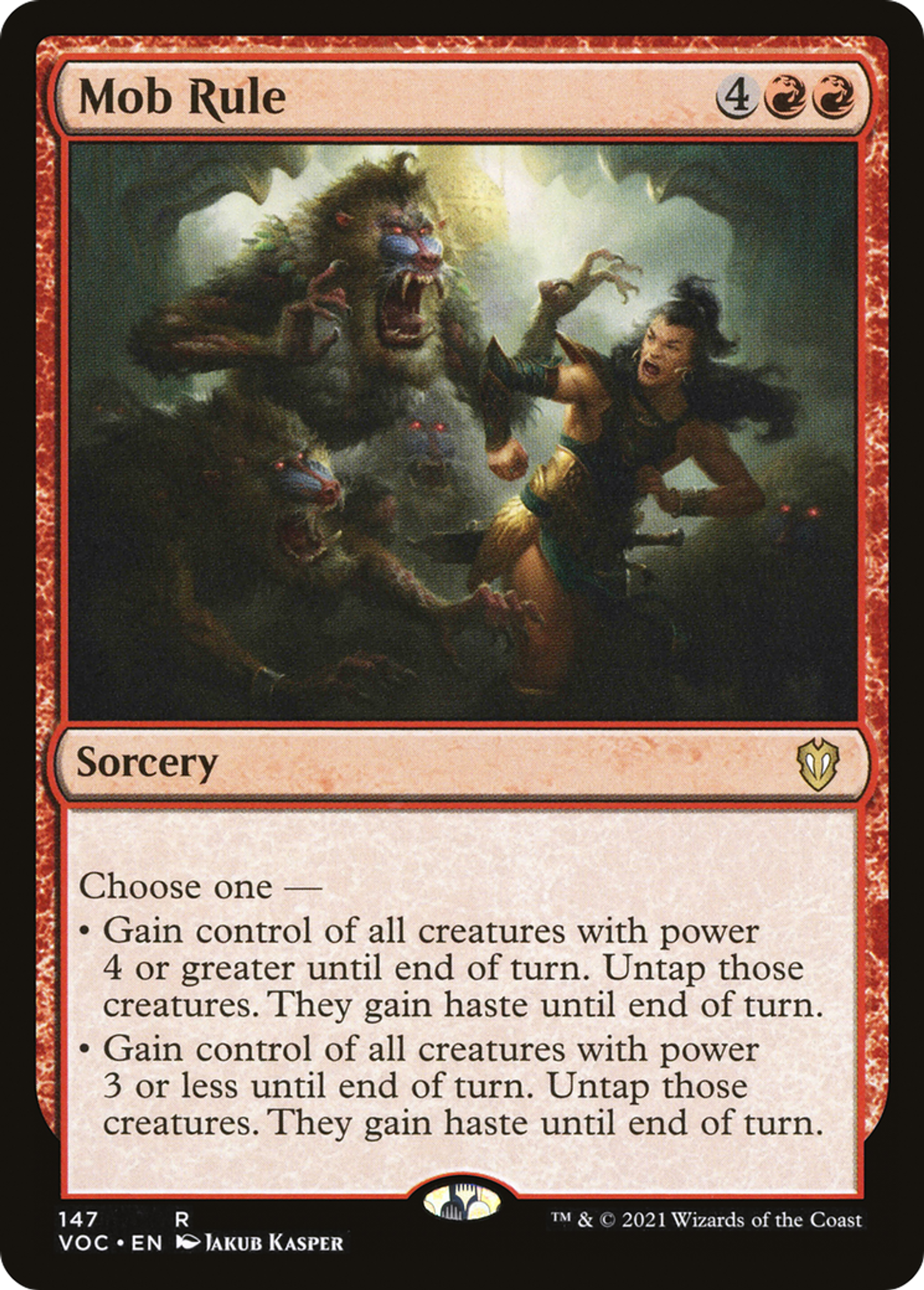 La loi de la jungle — Crimson Vow Commander — Magic: The Gathering