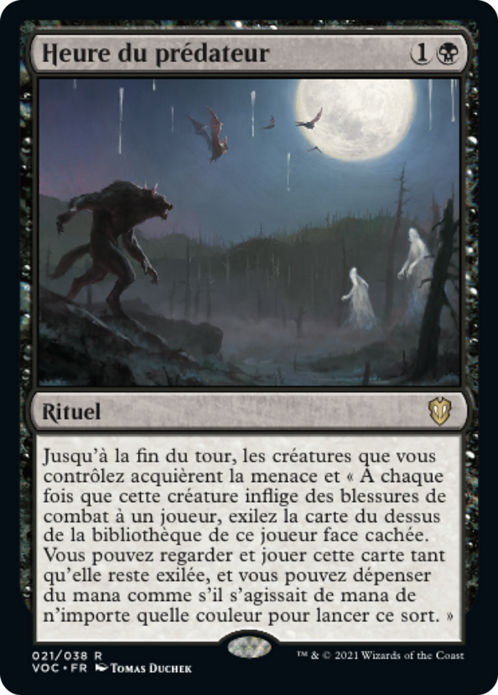 Heure du prédateur — Crimson Vow Commander — Magic: The Gathering