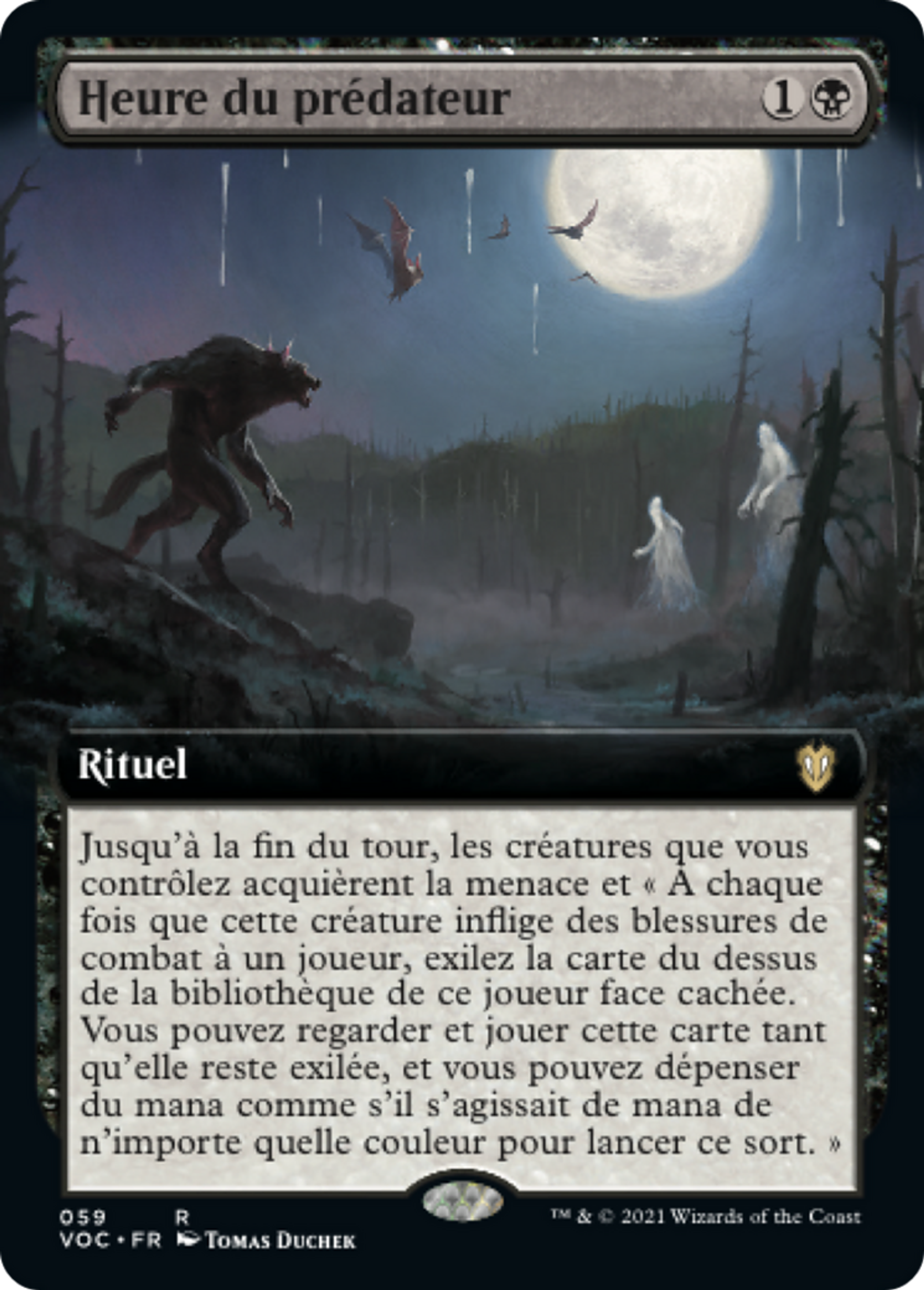 Heure du prédateur — Crimson Vow Commander — Magic: The Gathering