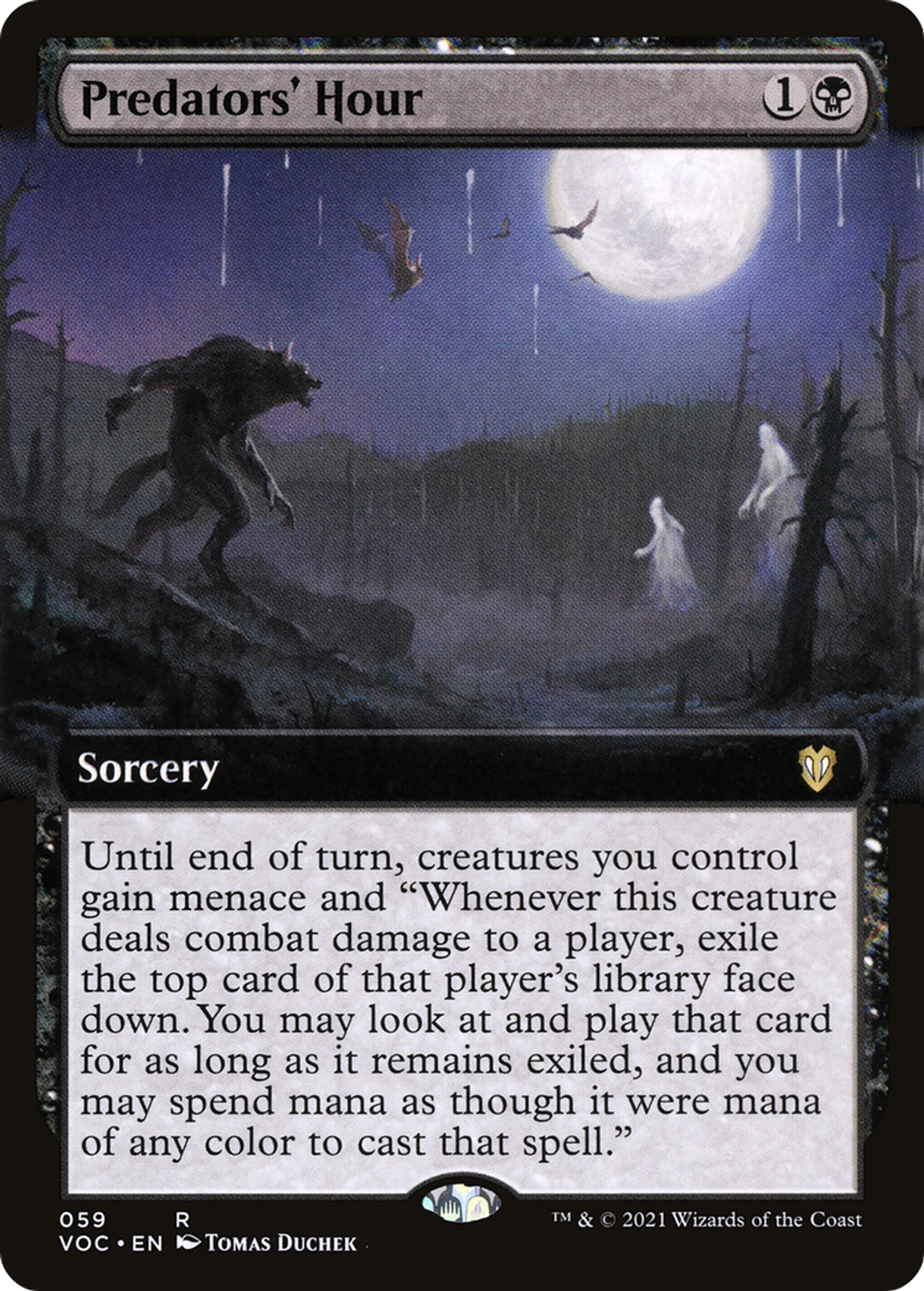 Predators' Hour — Crimson Vow Commander — Magic: The Gathering
