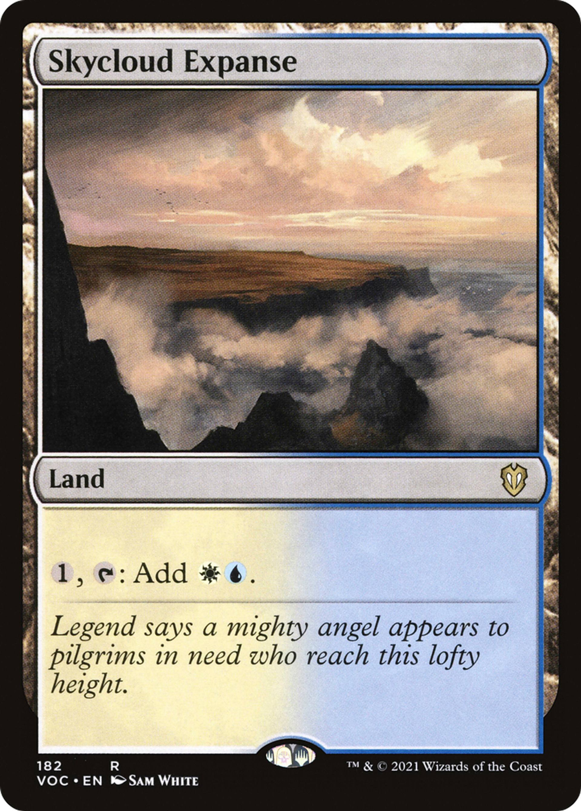 Skycloud Expanse — Crimson Vow Commander — Magic: The Gathering