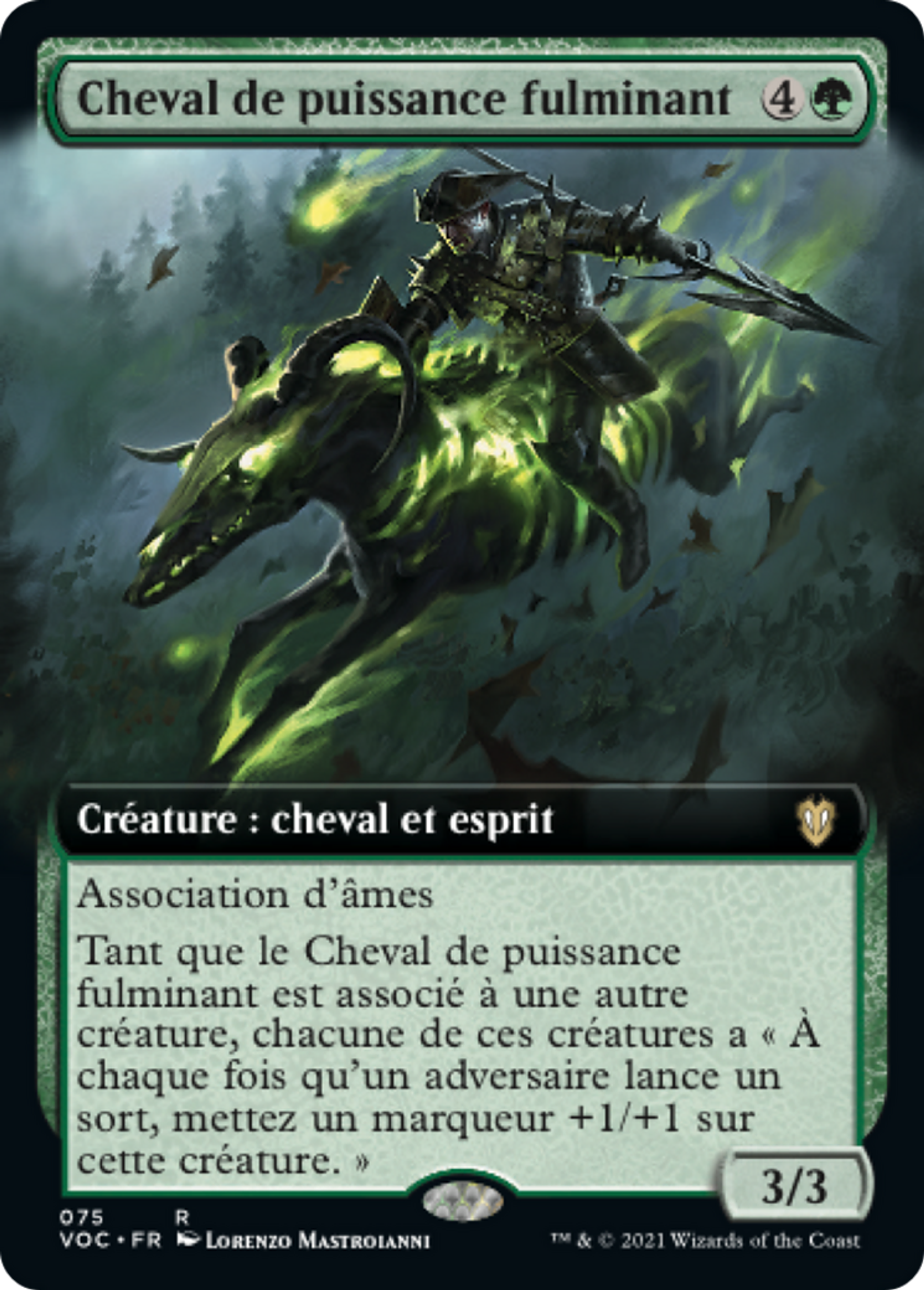 Cheval de puissance fulminant — Crimson Vow Commander — Magic: The Gathering
