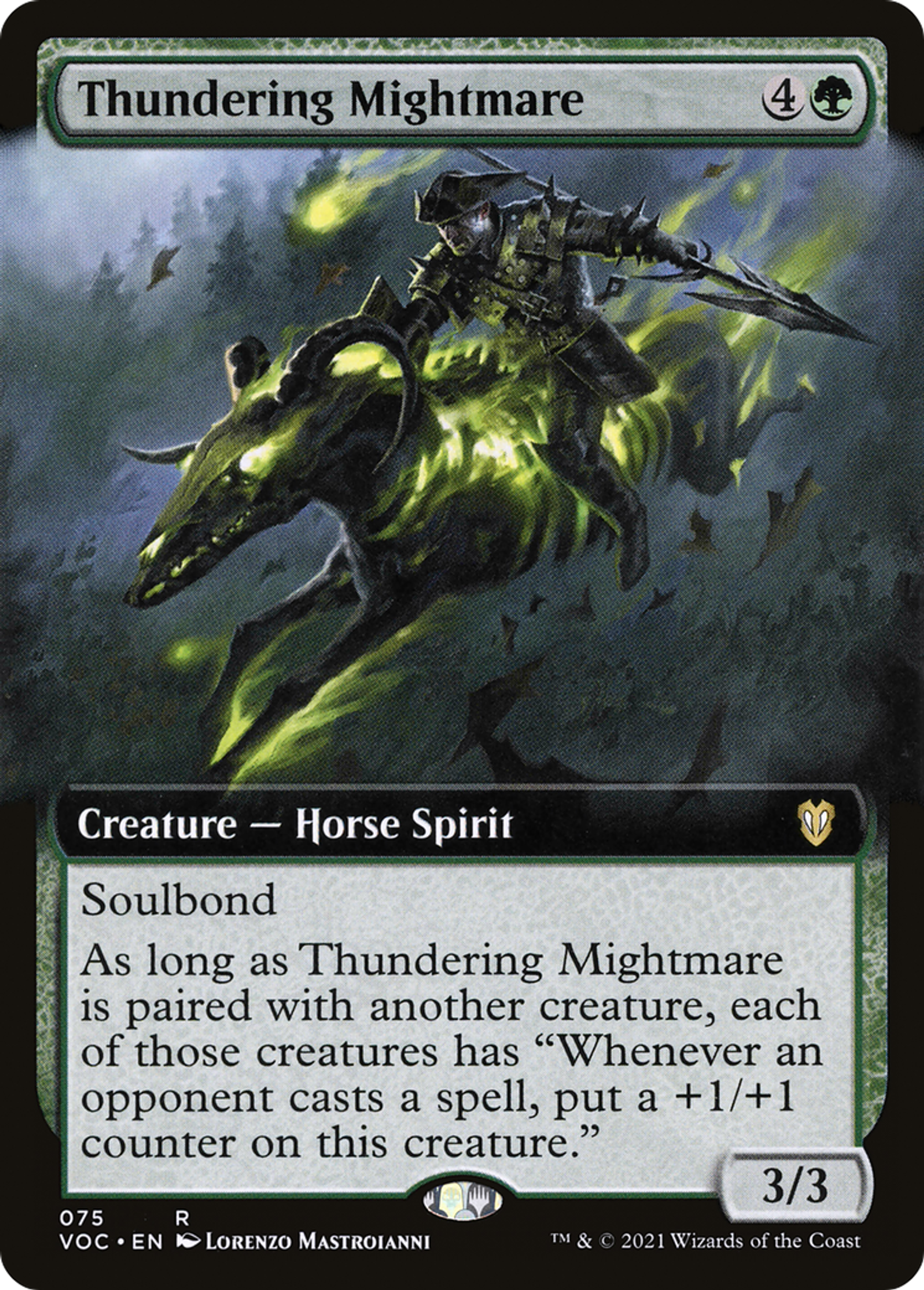 Thundering Mightmare — Crimson Vow Commander — Magic: The Gathering