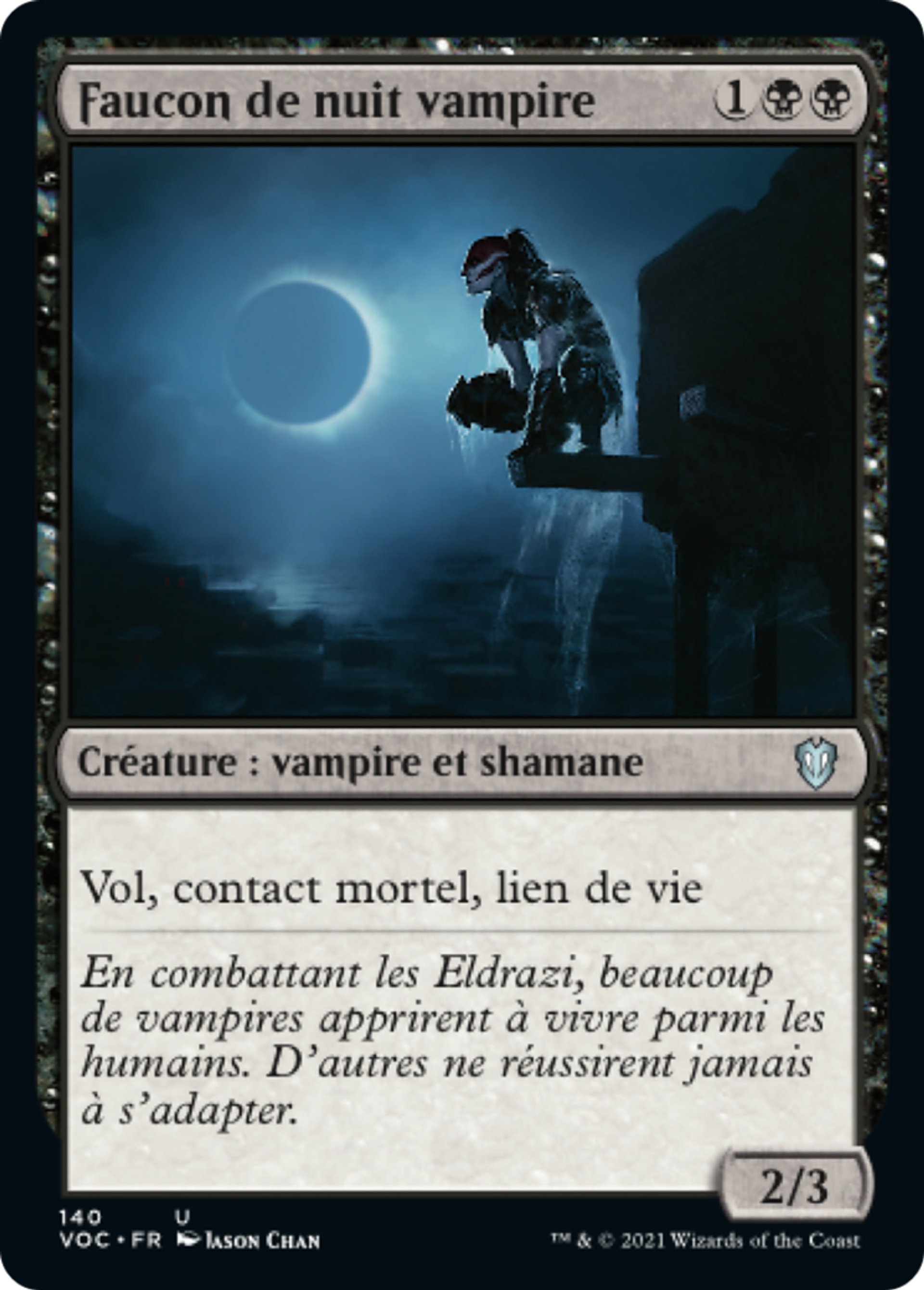 Faucon de nuit vampire — Crimson Vow Commander — Magic: The Gathering