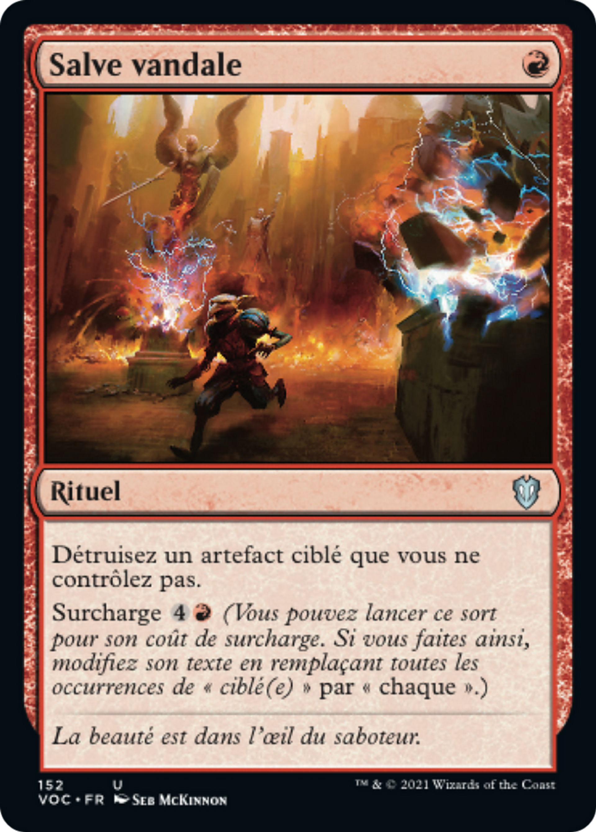 Salve vandale — Crimson Vow Commander — Magic: The Gathering