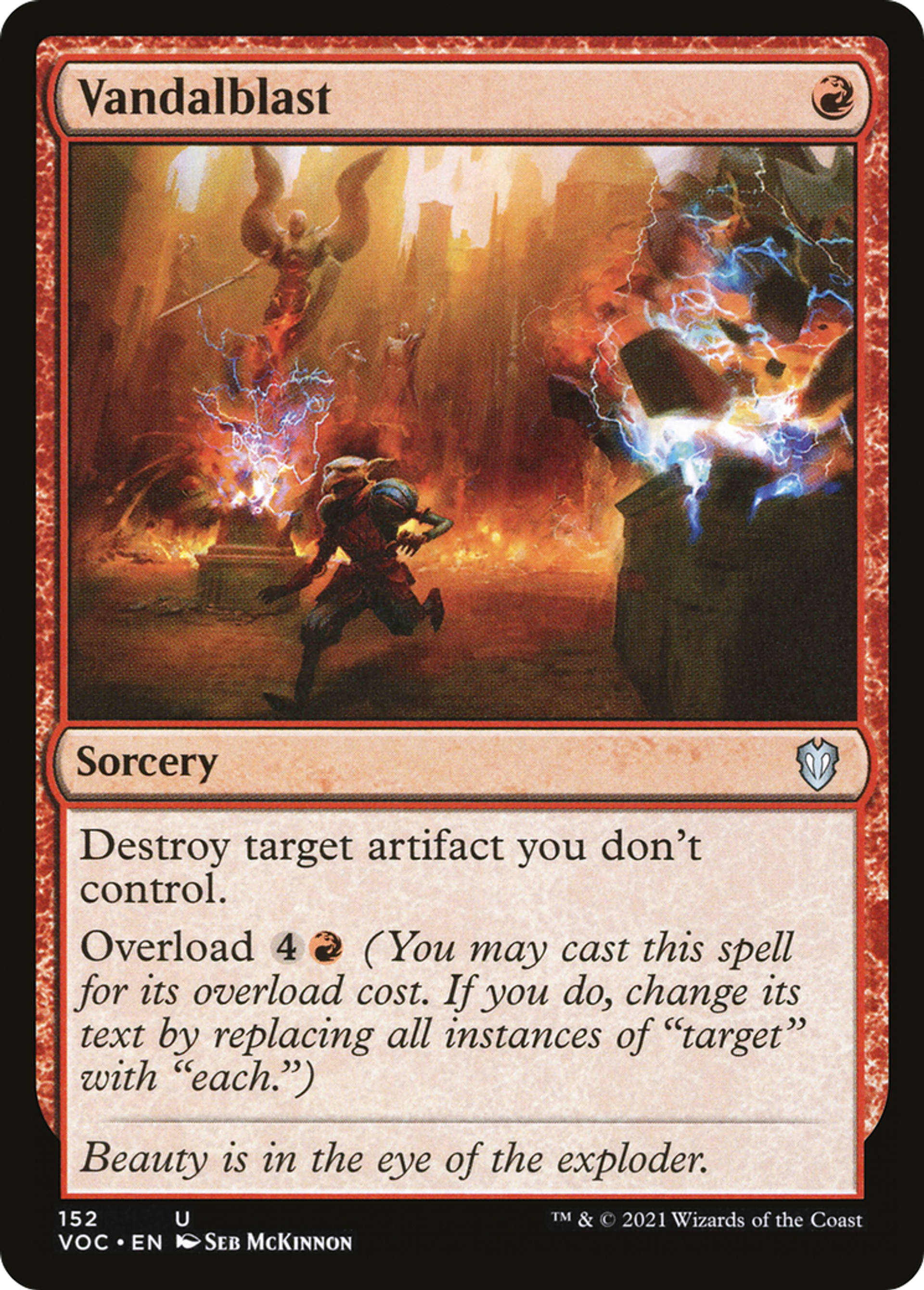 Salve vandale — Crimson Vow Commander — Magic: The Gathering