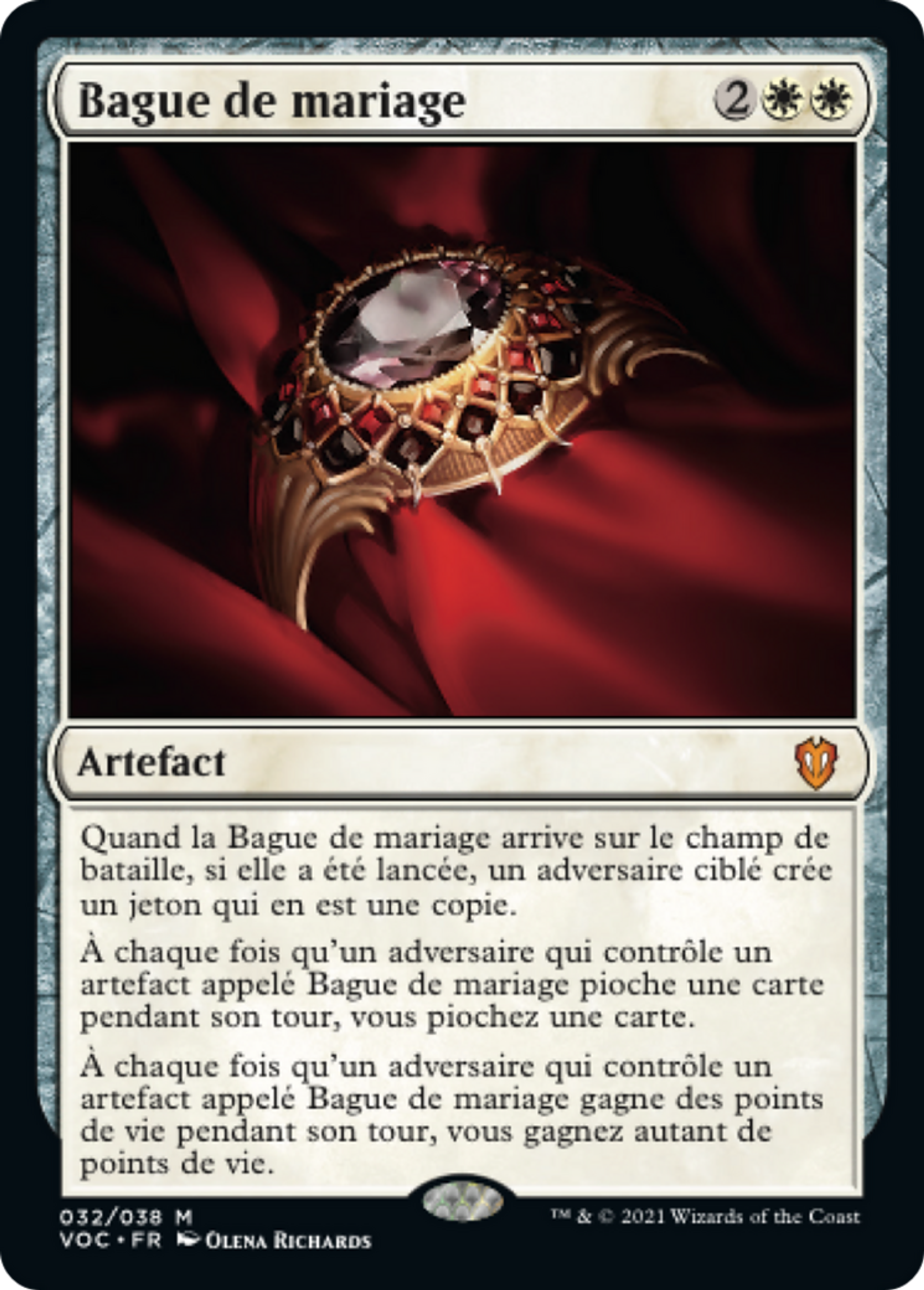 Bague de mariage — Crimson Vow Commander — Magic: The Gathering
