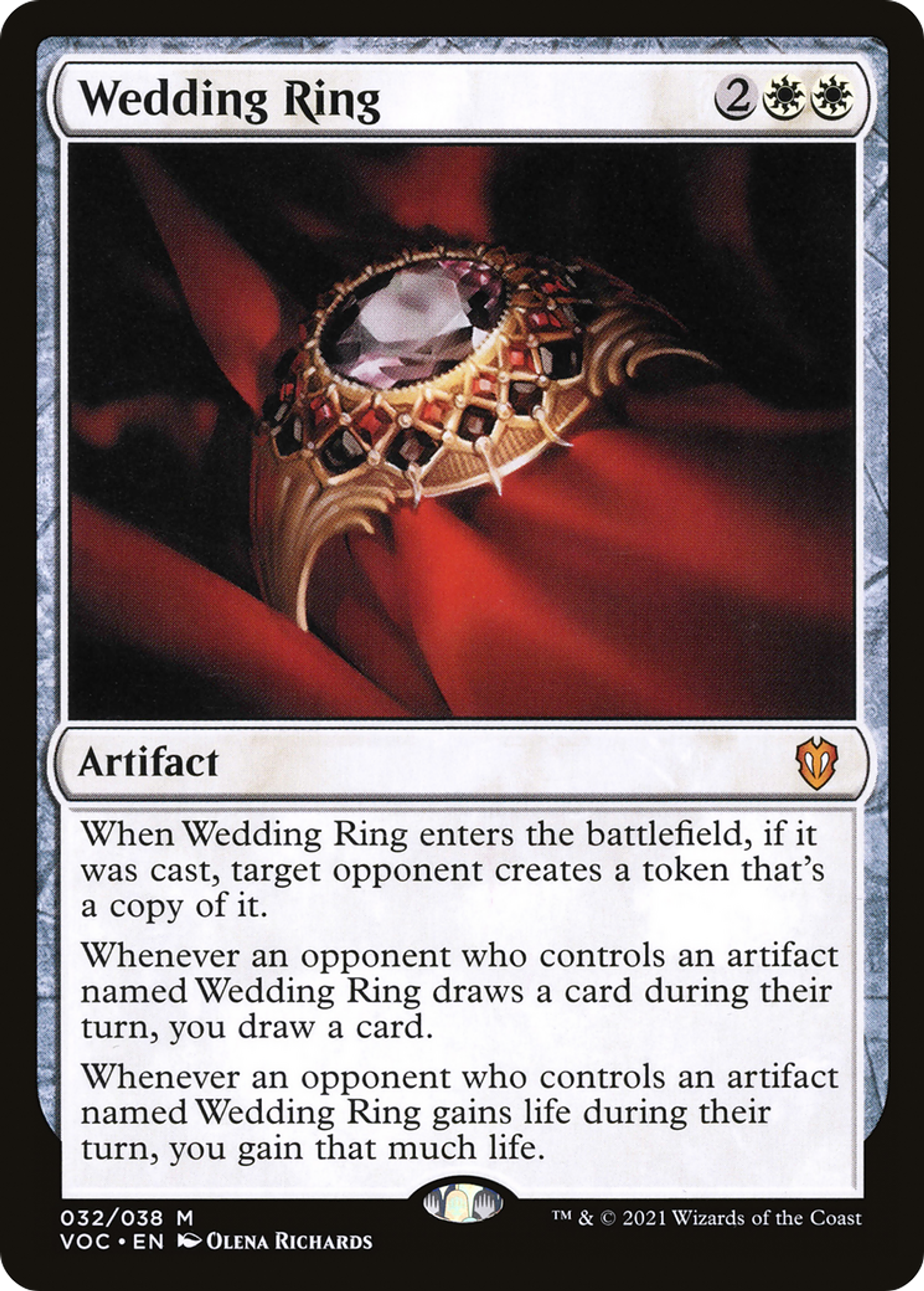 Wedding Ring — Crimson Vow Commander — Magic: The Gathering