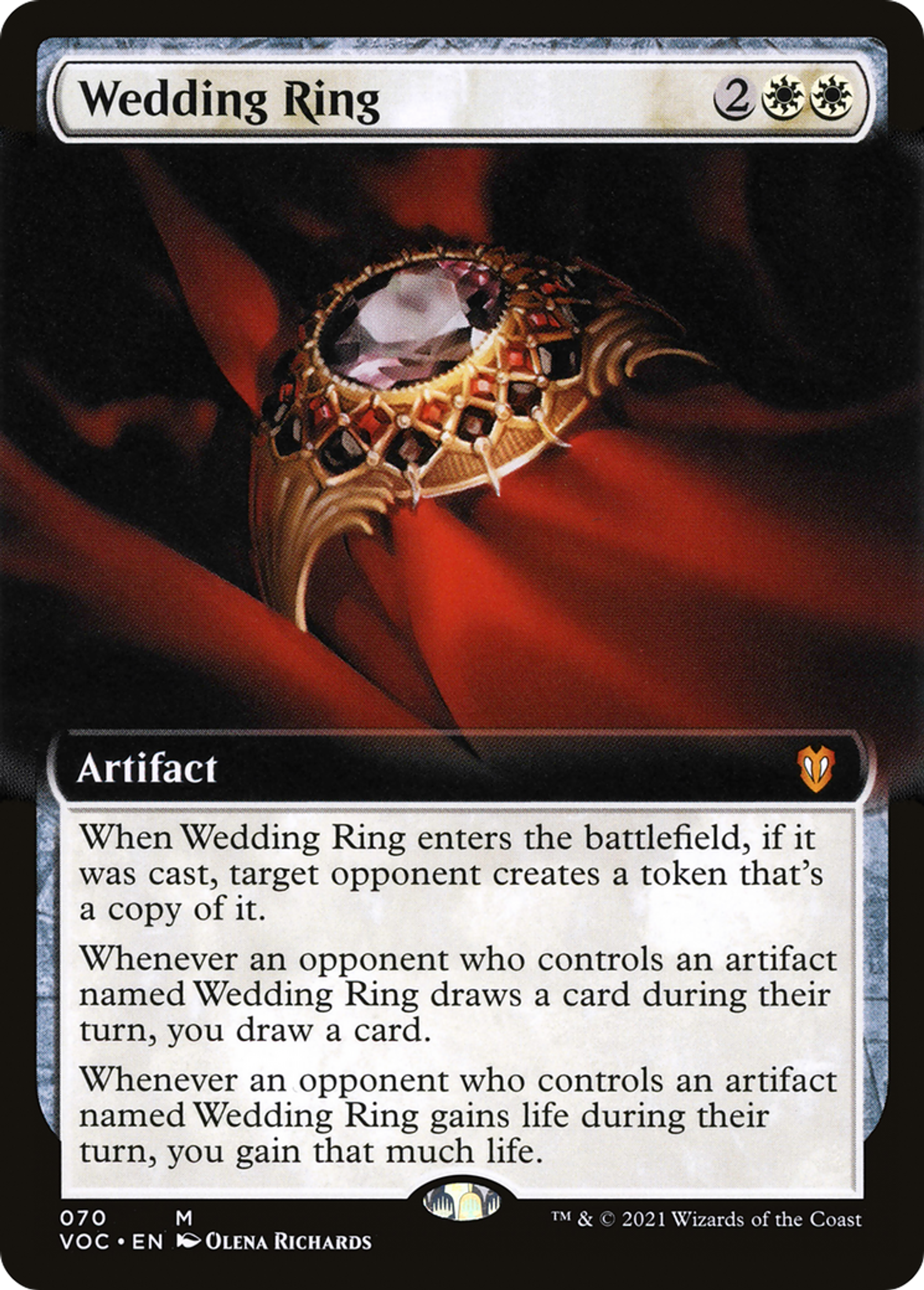 Wedding Ring — Crimson Vow Commander — Magic: The Gathering
