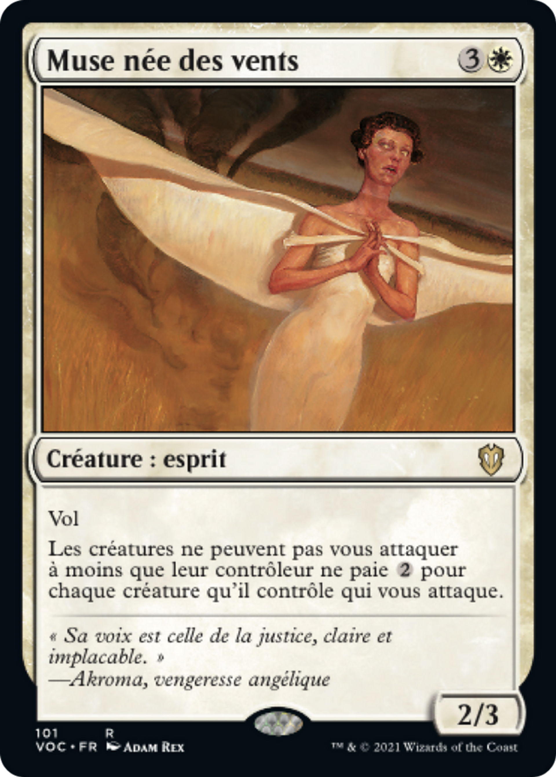 Muse née des vents — Crimson Vow Commander — Magic: The Gathering