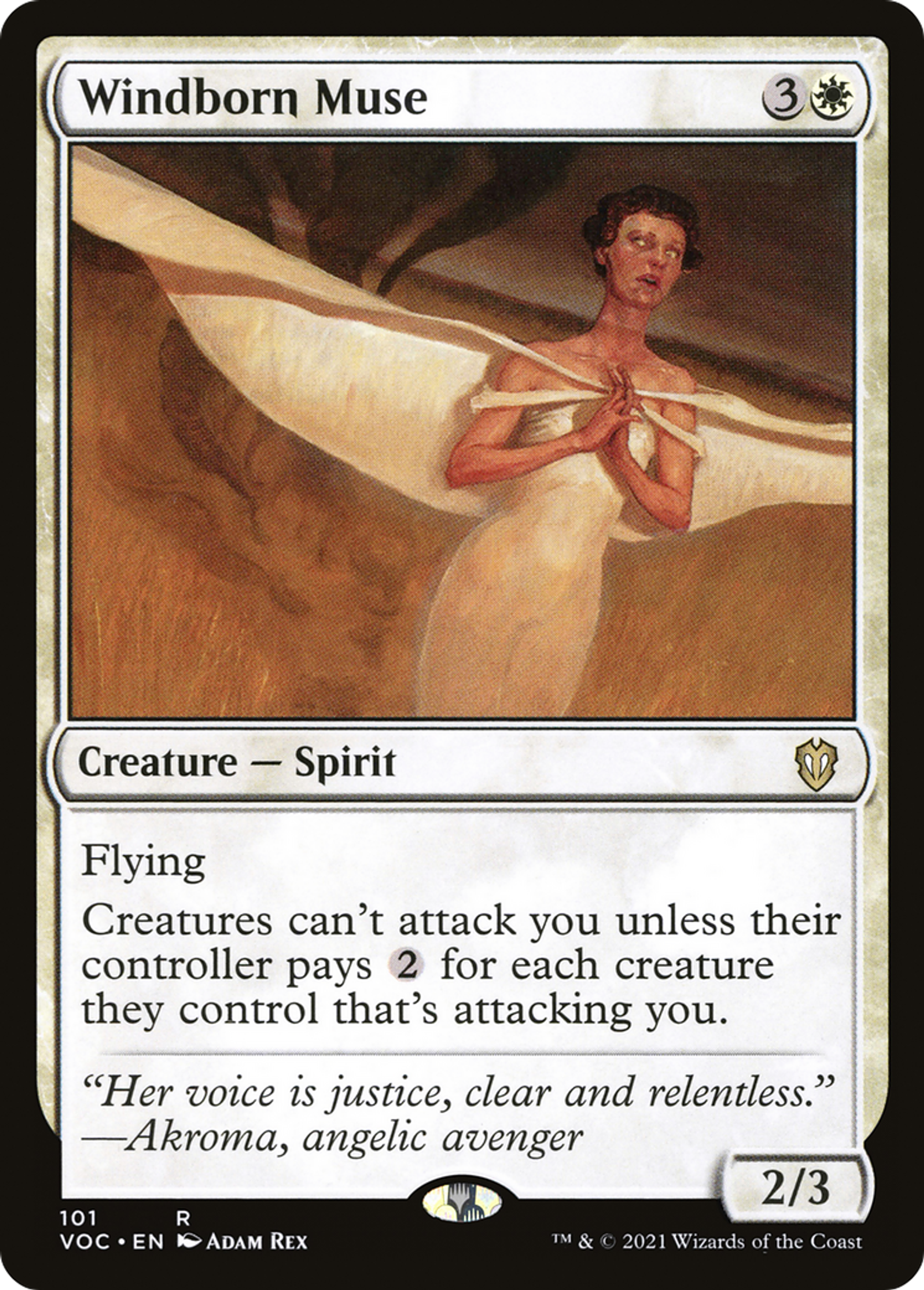 Windborn Muse — Crimson Vow Commander — Magic: The Gathering