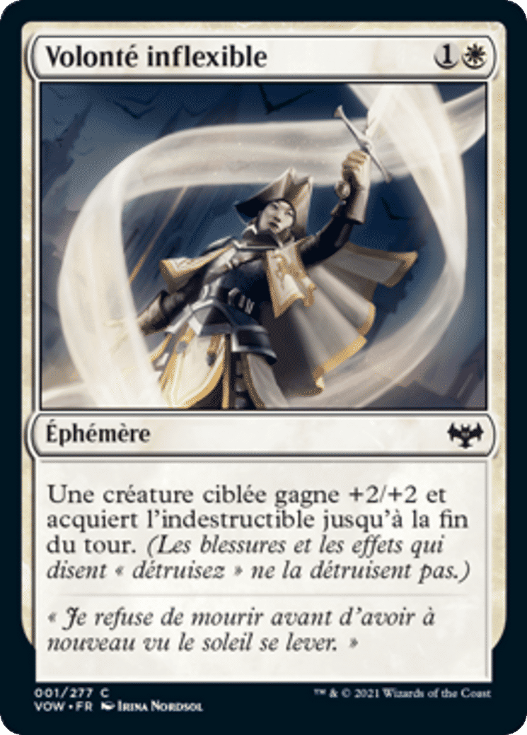 Volonté inflexible — Innistrad: Crimson Vow — Magic: The Gathering