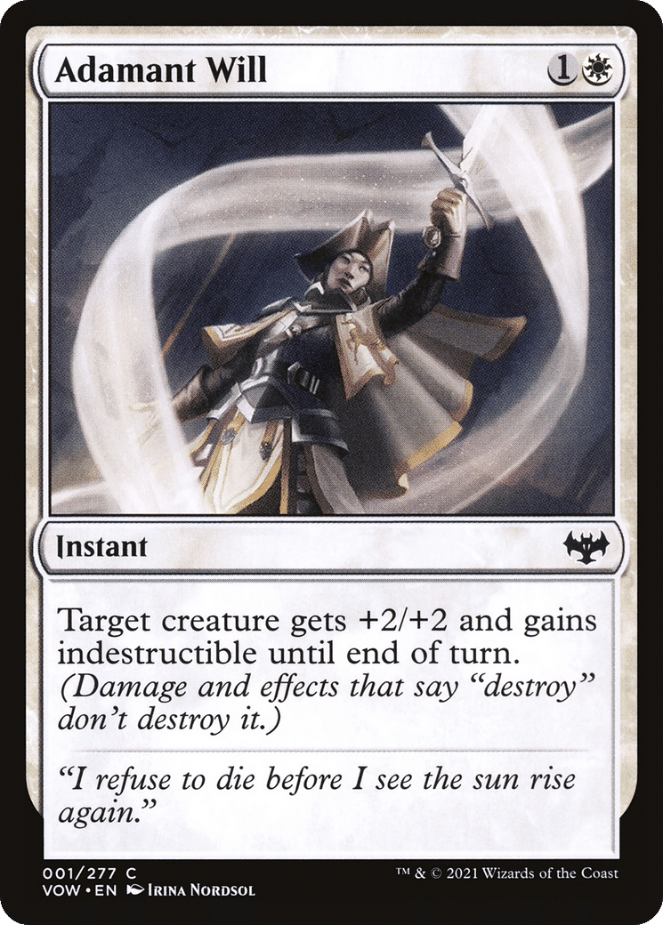 Adamant Will — Innistrad: Crimson Vow — Magic: The Gathering