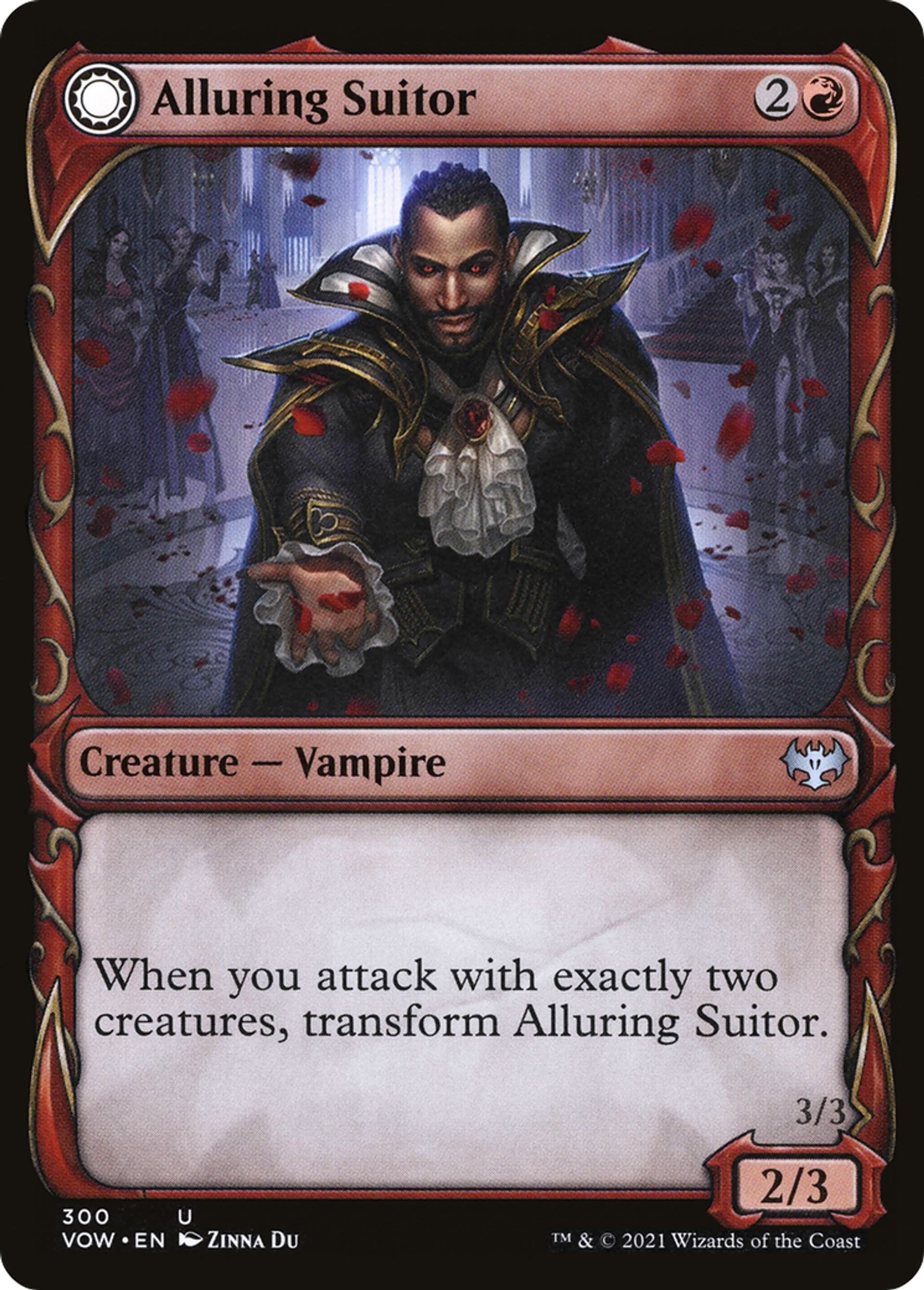 Prétendant attirant // Danseur mortel — Innistrad: Crimson Vow — Magic: The Gathering