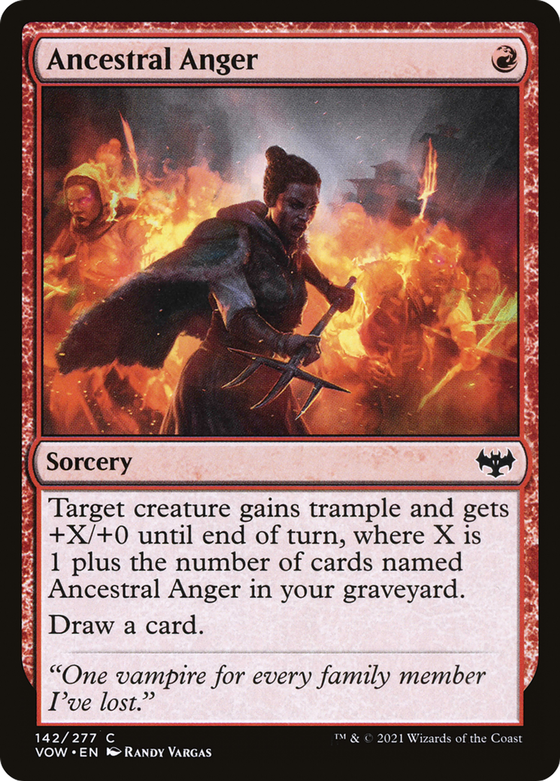 Colère ancestrale — Innistrad: Crimson Vow — Magic: The Gathering