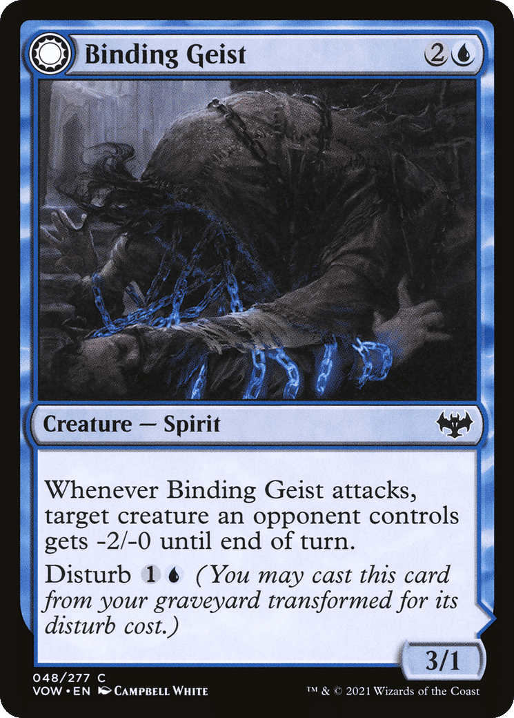 Binding Geist // Spectral Binding — Innistrad: Crimson Vow — Magic: The Gathering