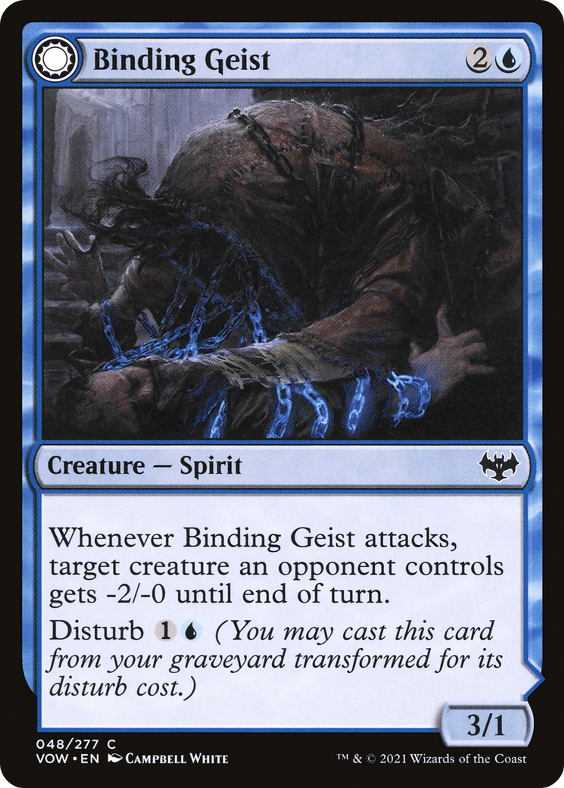Binding Geist // Spectral Binding — Innistrad: Crimson Vow — Magic: The Gathering